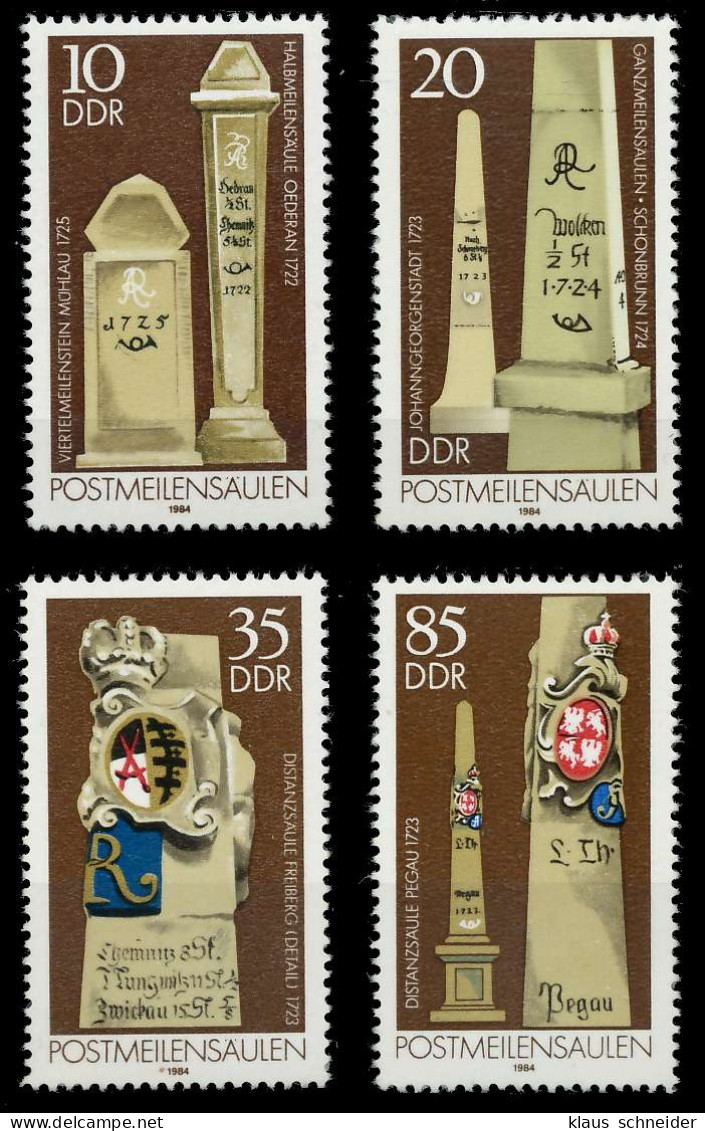 DDR 1984 Nr 2853-2856 Postfrisch X196332 - Ungebraucht