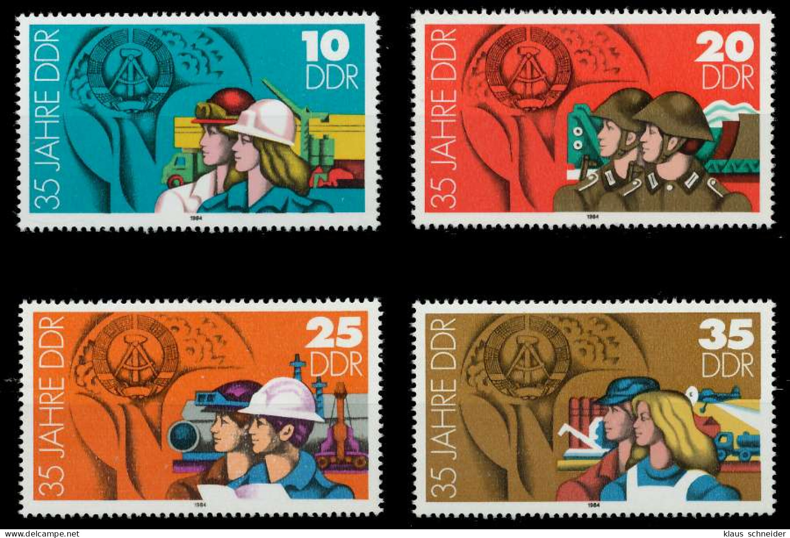 DDR 1984 Nr 2898-2901 Postfrisch X19637E - Nuevos