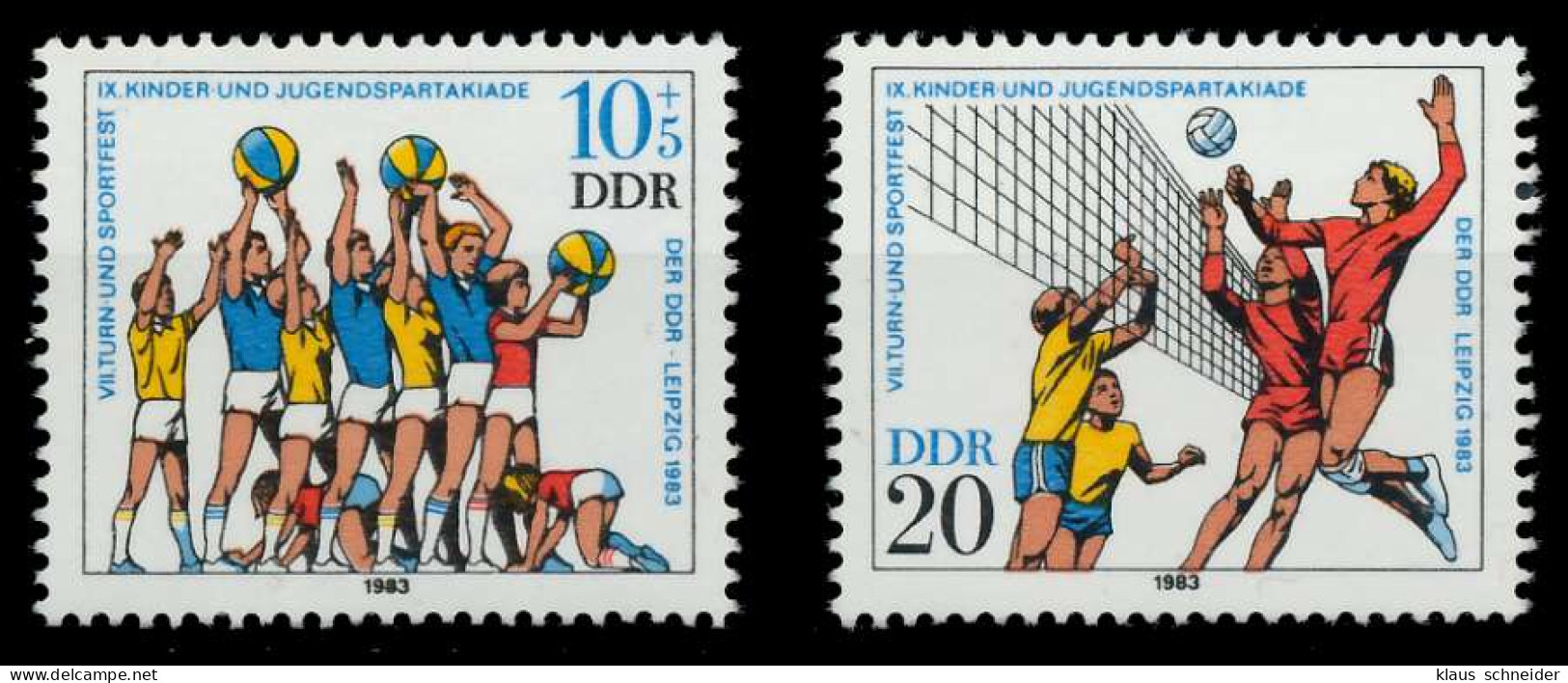 DDR 1983 Nr 2814-2815 Postfrisch X1963AA - Unused Stamps