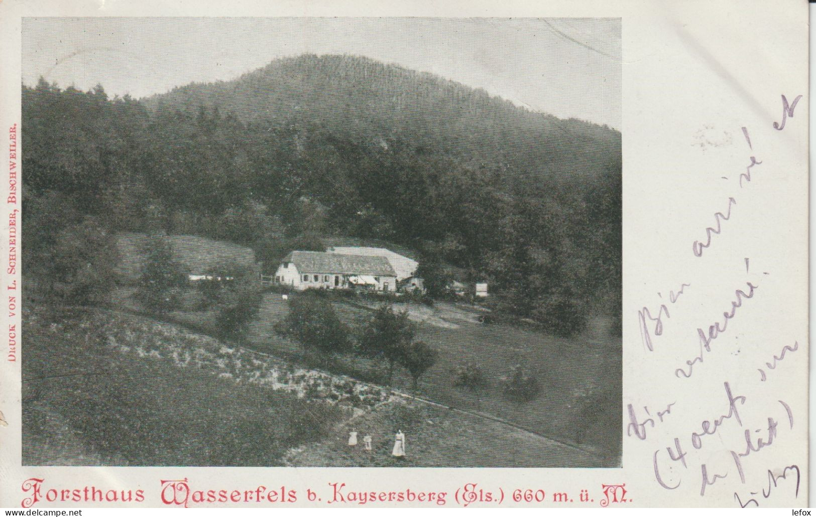 FORSTHAUS WASSERFELS B KAYSERSBERG EN 1906 - Kaysersberg