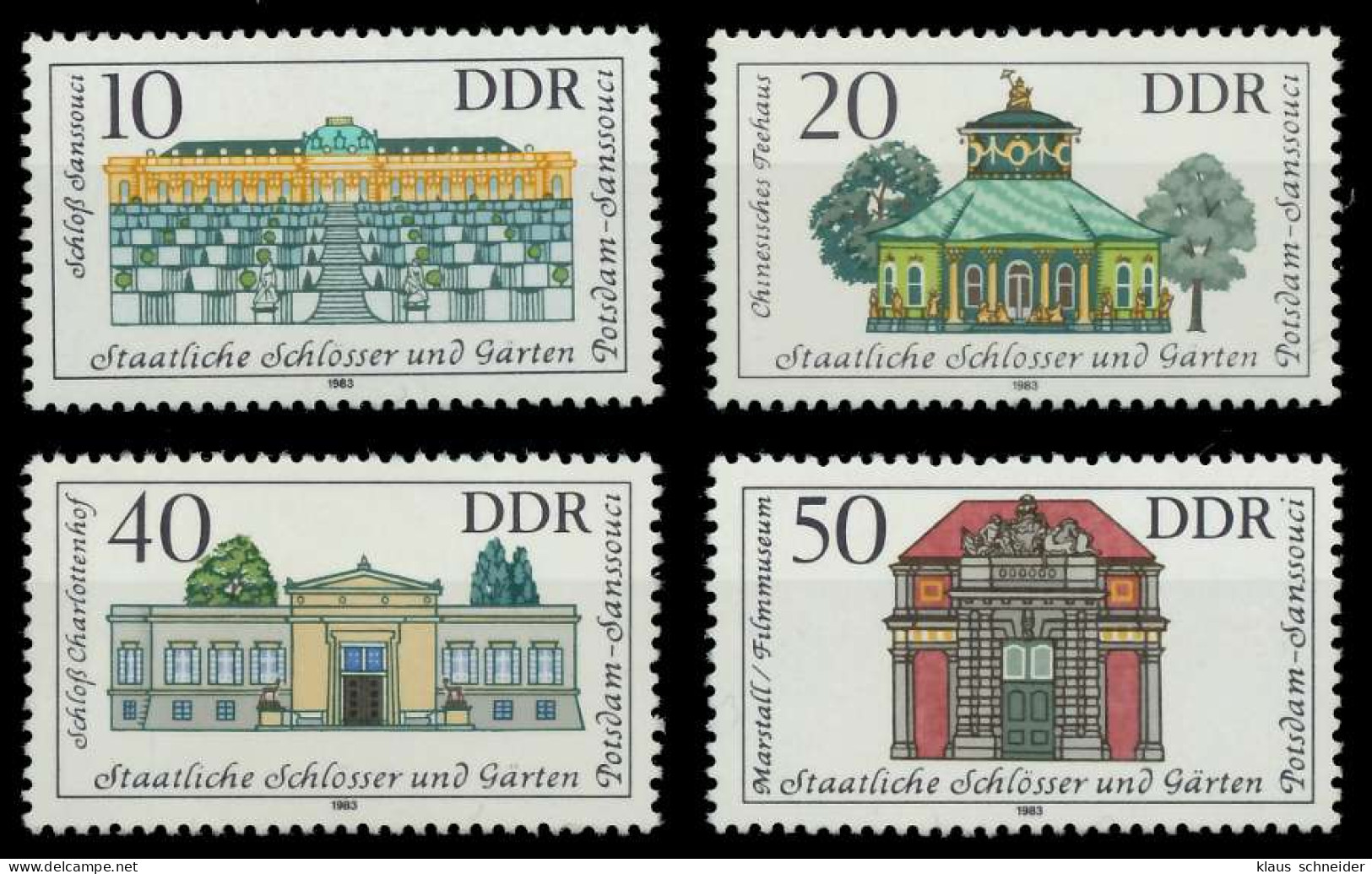 DDR 1983 Nr 2826-2829 Postfrisch X1963BA - Ungebraucht