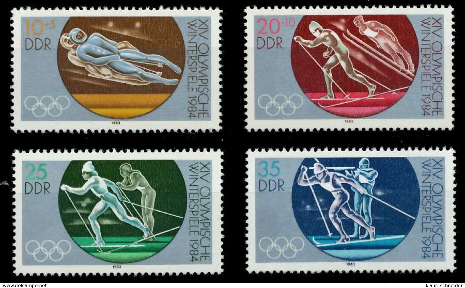 DDR 1983 Nr 2839-2842 Postfrisch X1963DA - Unused Stamps