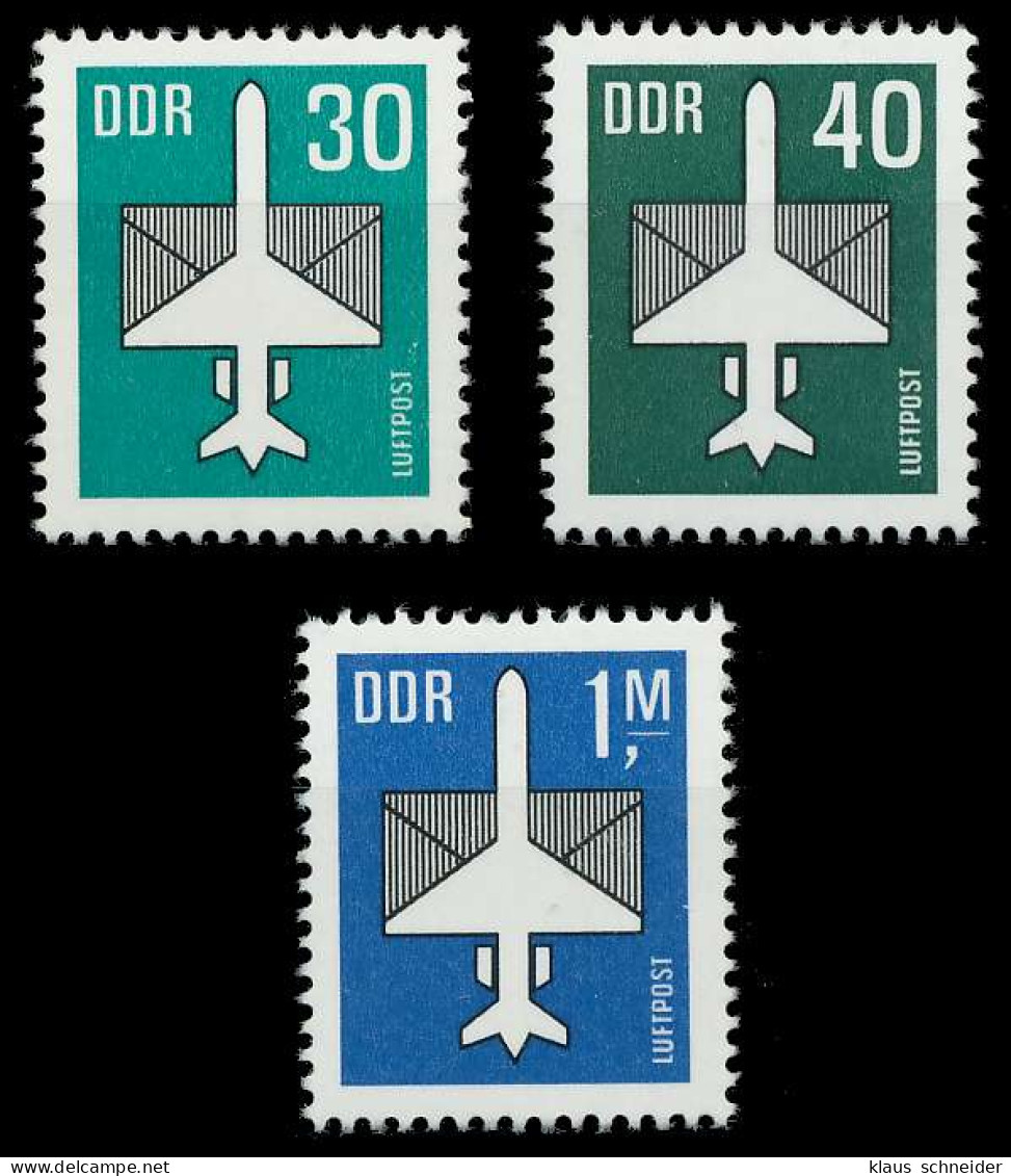 DDR DS LUFTPOST Nr 2751-2753 Postfrisch X19645E - Ungebraucht