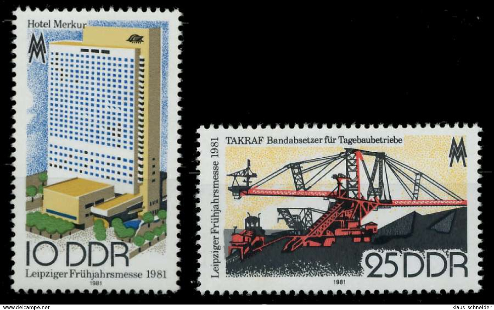 DDR 1981 Nr 2593-2594 Postfrisch X19647E - Unused Stamps