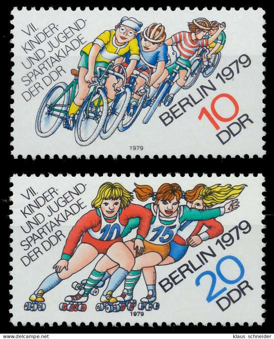 DDR 1979 Nr 2433-2434 Postfrisch X1A43DE - Unused Stamps