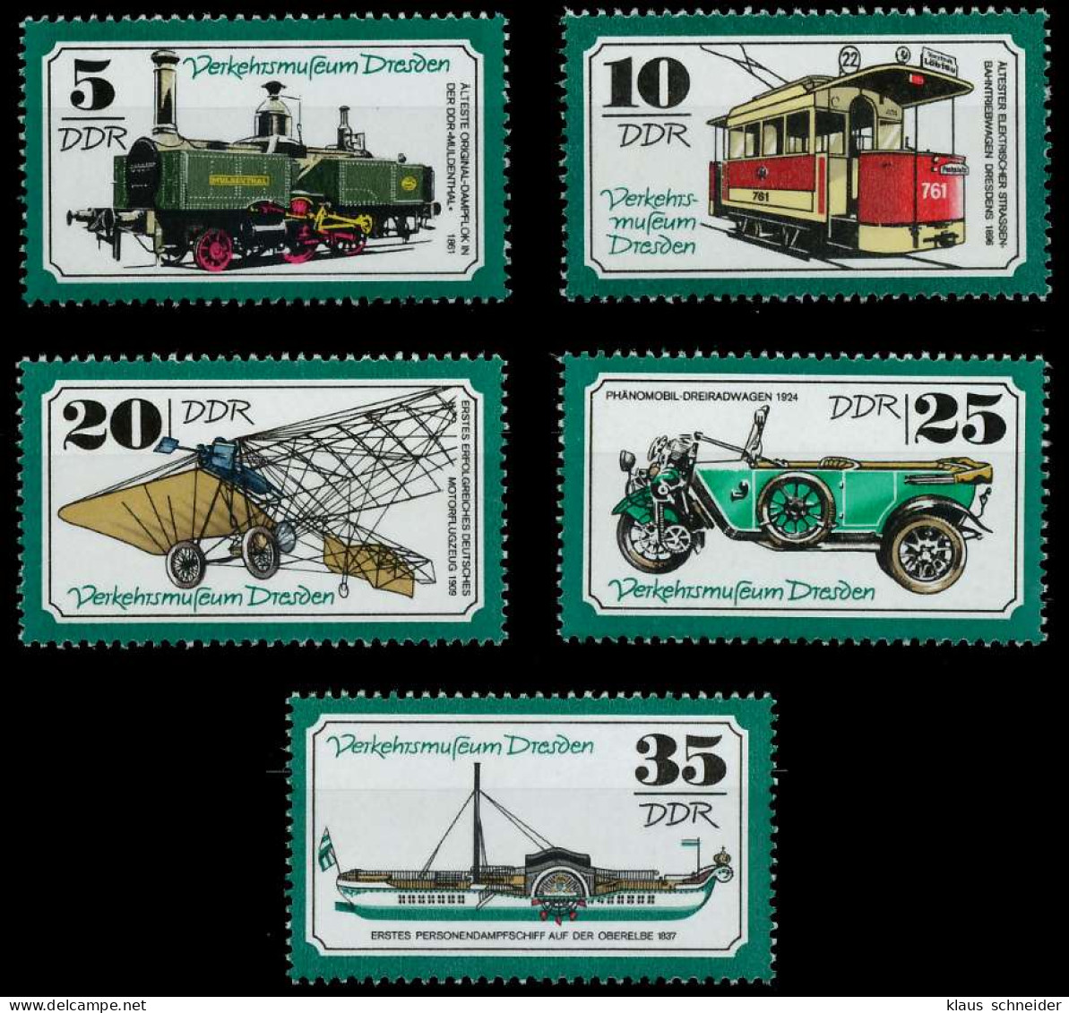 DDR 1977 Nr 2254-2258 Postfrisch X1A4486 - Unused Stamps