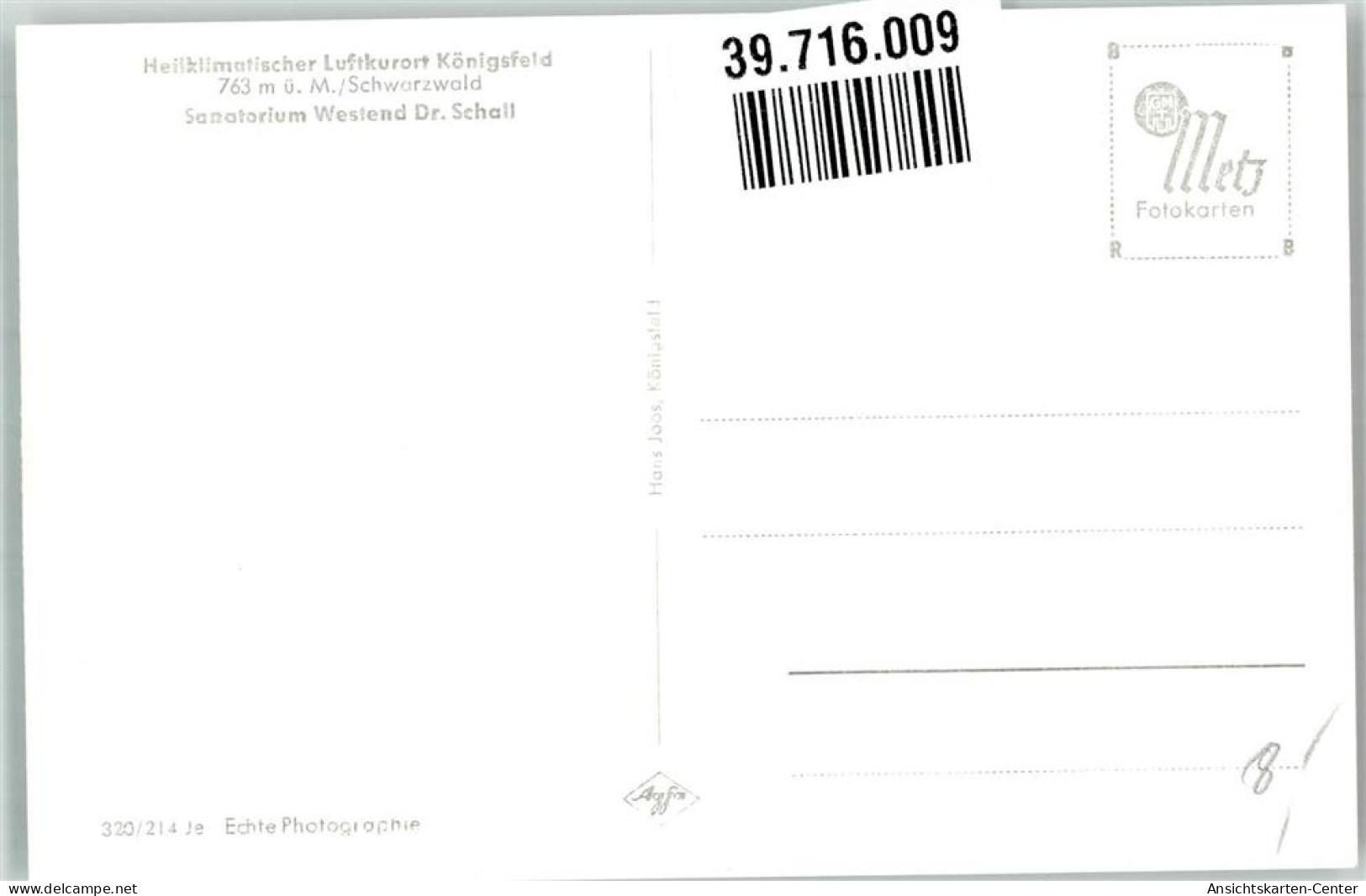 39716009 - Koenigsfeld Im Schwarzwald - Andere & Zonder Classificatie