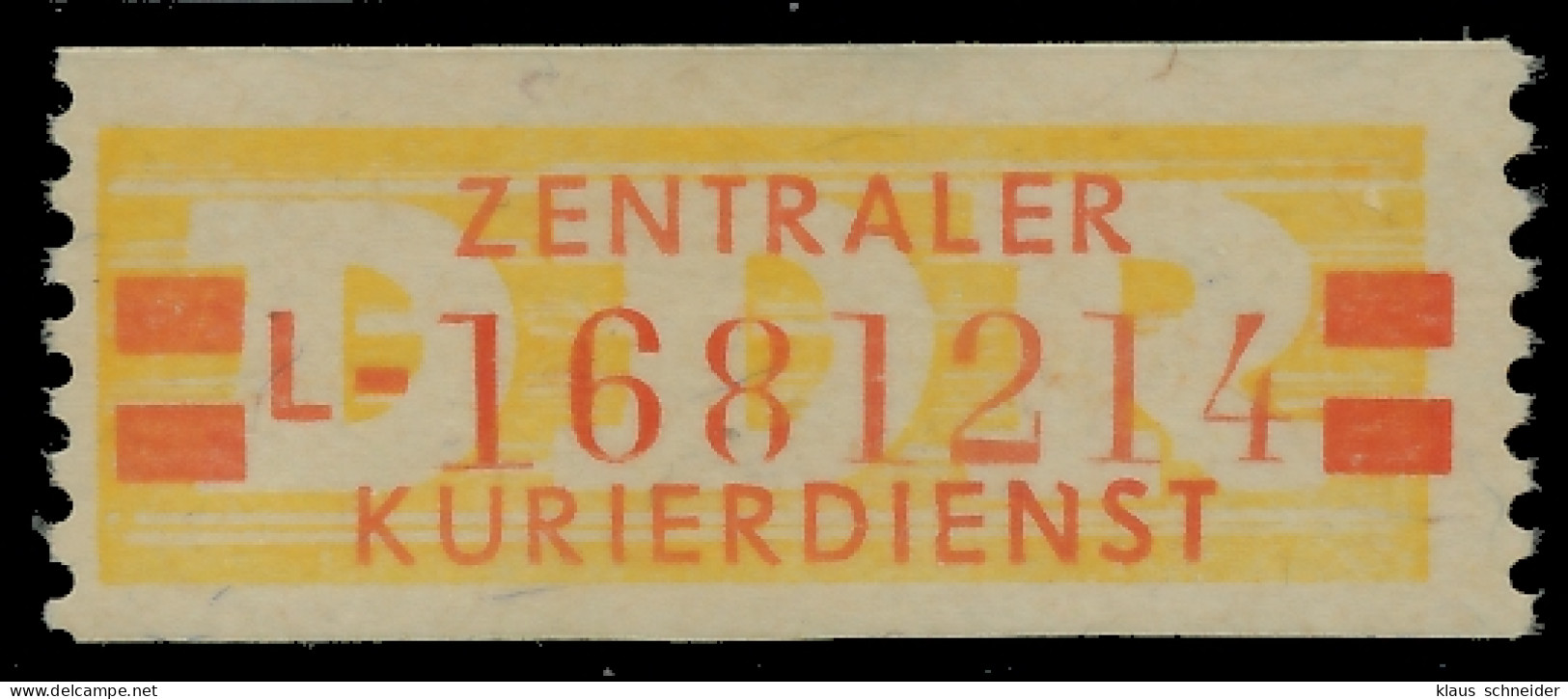 DDR DIENST WERTSTREIFEN Nr 19I L ND Ungebraucht X1CDA66 - Autres & Non Classés