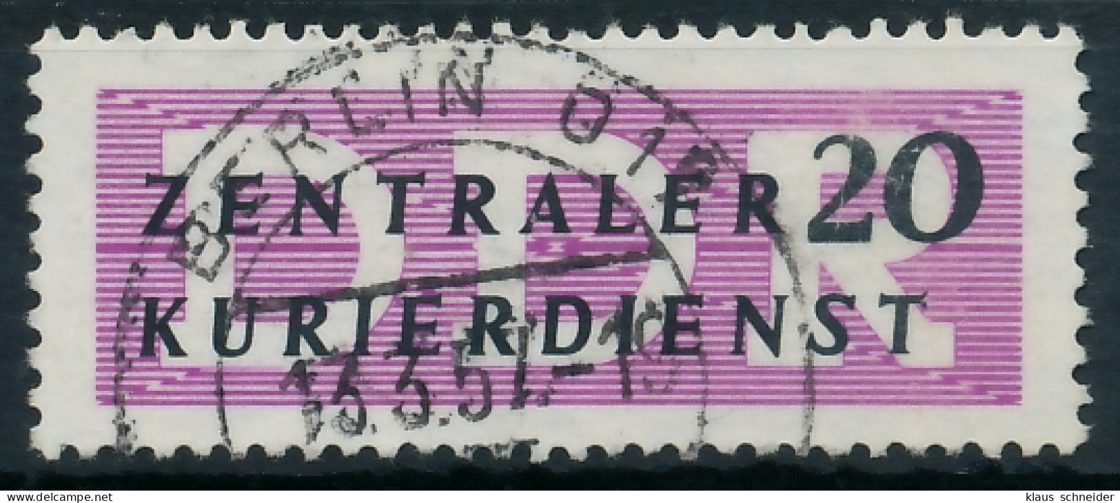 DDR DIENST VERWALTUNGSPOST-A ZKD Nr 7 Gestempelt X1D2872 - Other & Unclassified