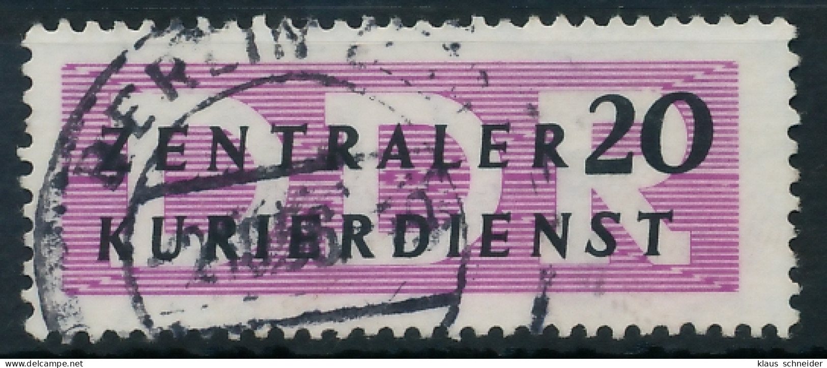 DDR DIENST VERWALTUNGSPOST-A ZKD Nr 7 Gestempelt X1D2876 - Andere & Zonder Classificatie