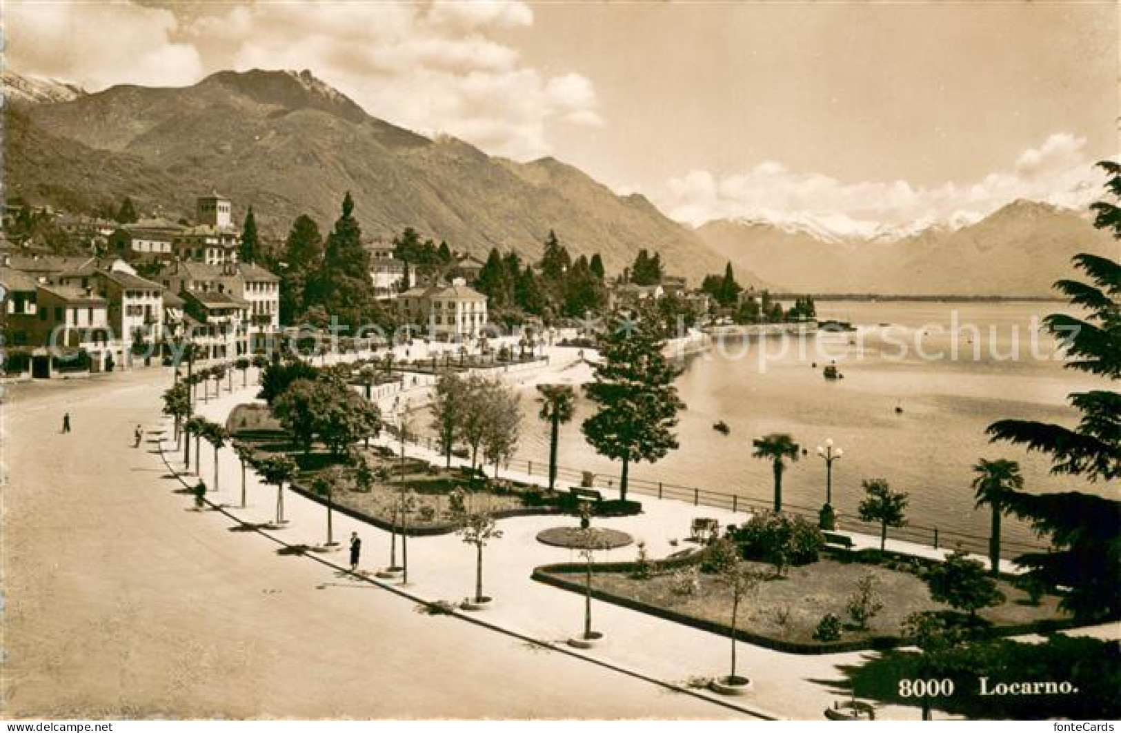 13738419 Locarno TI Panorama Promenade Locarno TI - Autres & Non Classés