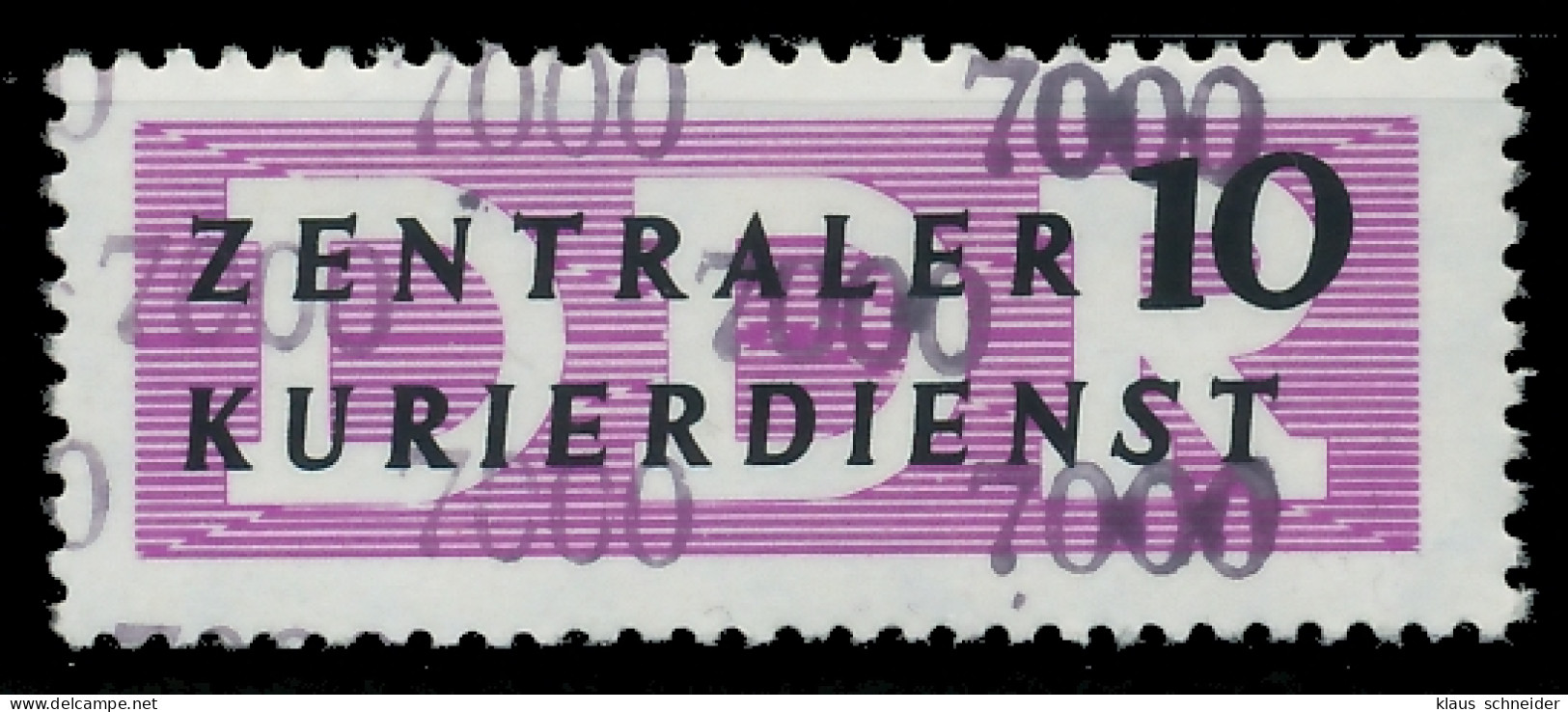 DDR DIENST VERWALTUNGSPOST-A ZKD Nr 10 N7000 Postfrisch X1D299A - Andere & Zonder Classificatie