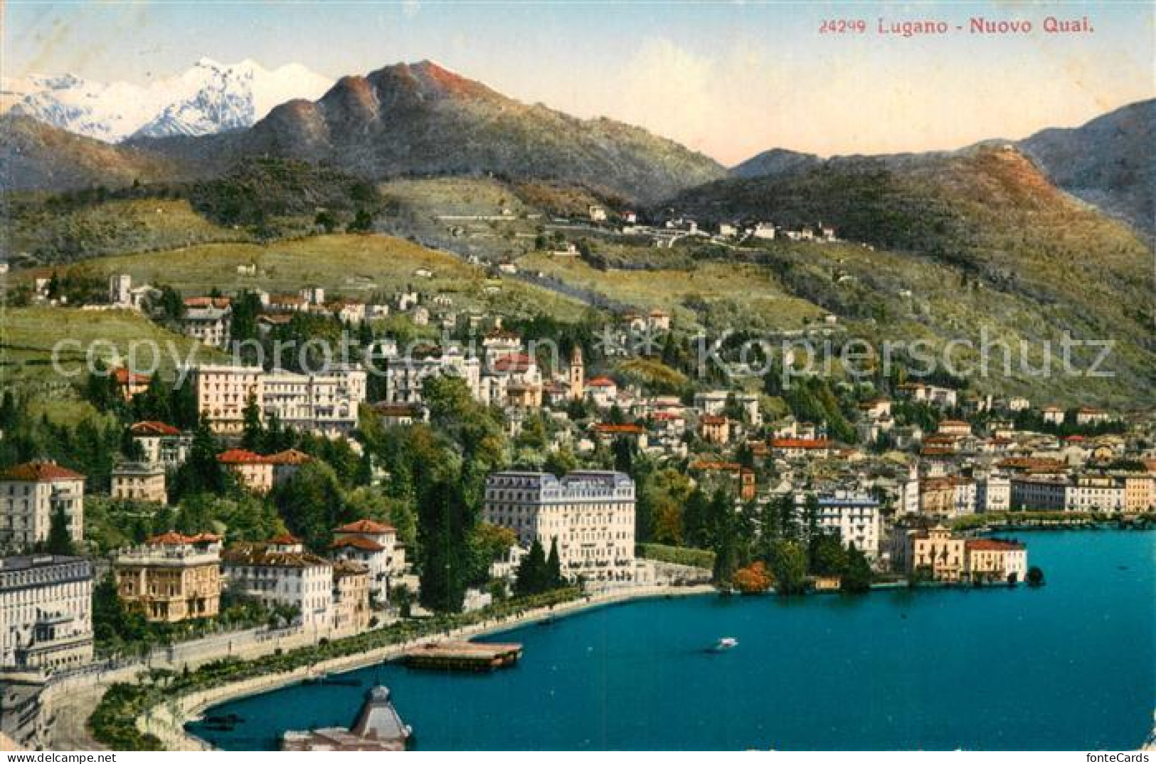 13738397 Lugano Lago Di Lugano Nuovo Quai Lugano Lago Di Lugano - Autres & Non Classés