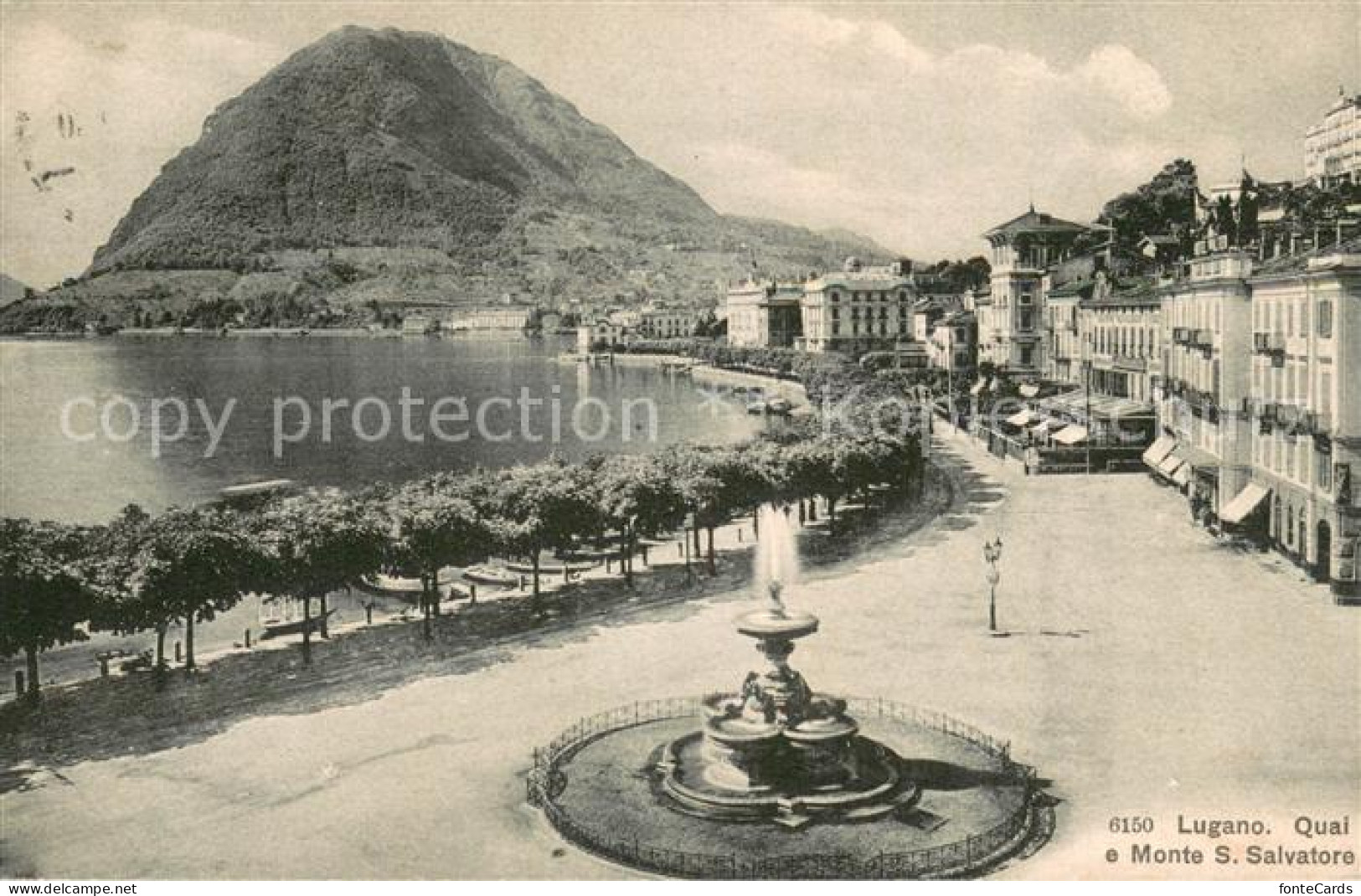 13738387 Lugano Lago Di Lugano Quai E Monte San Salvatore Lugano Lago Di Lugano - Autres & Non Classés