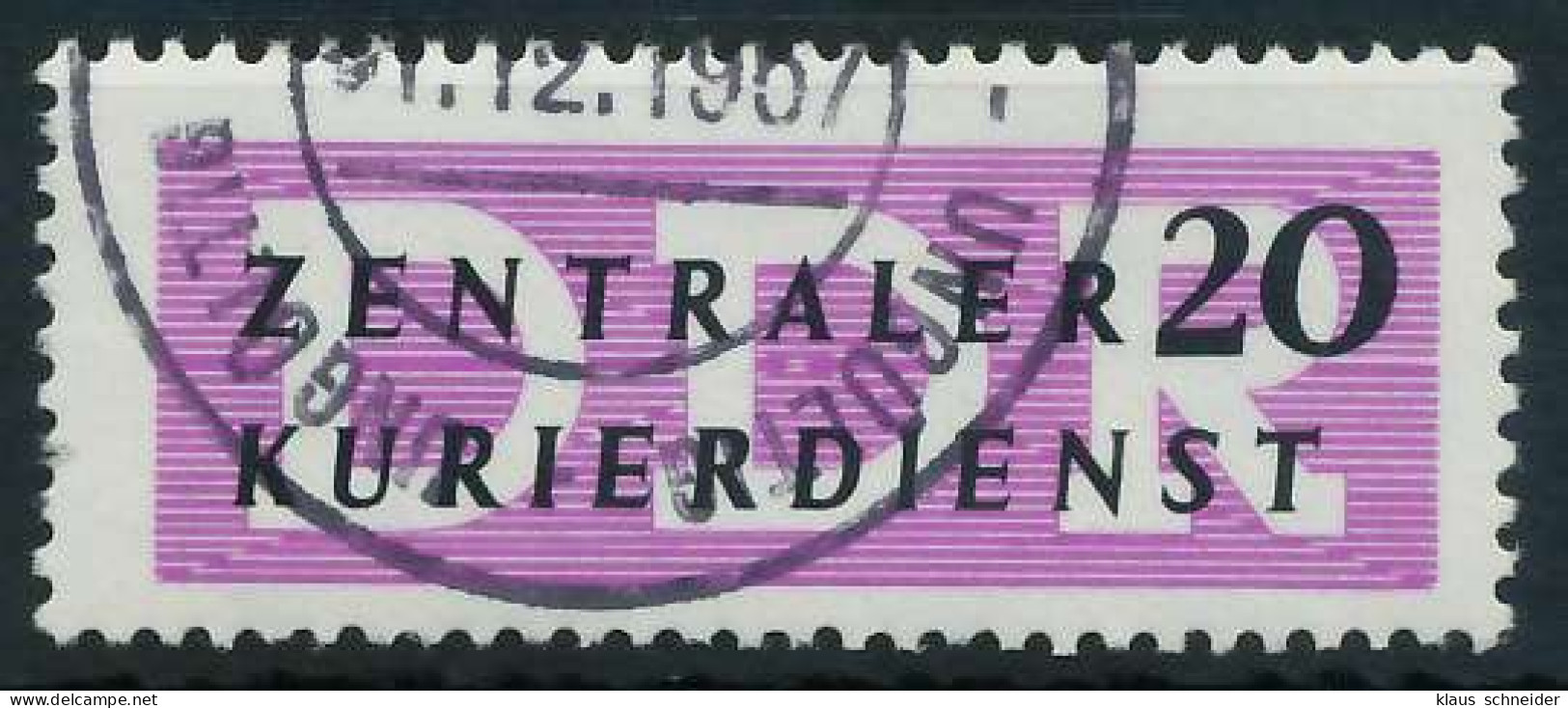 DDR DIENST VERWALTUNGSPOST-A ZKD Nr II Gestempelt X1D2D32 - Other & Unclassified
