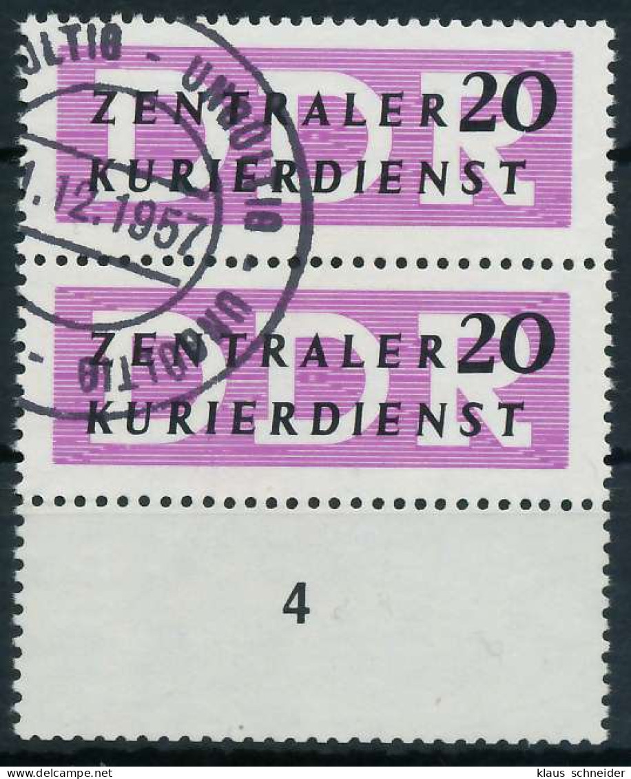 DDR DIENST VERWALTUNGSPOST-A ZKD Nr II L Gestempelt SENK X1D2D5A - Autres & Non Classés