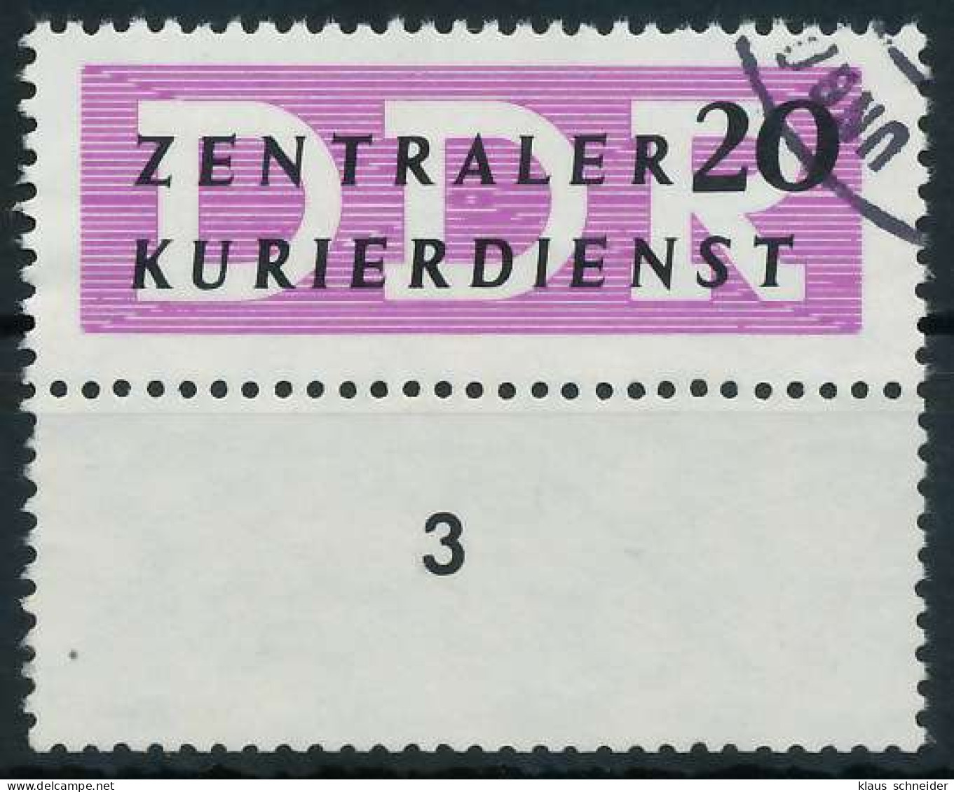 DDR DIENST VERWALTUNGSPOST-A ZKD Nr II L Gestempelt SENK X1D2D66 - Autres & Non Classés