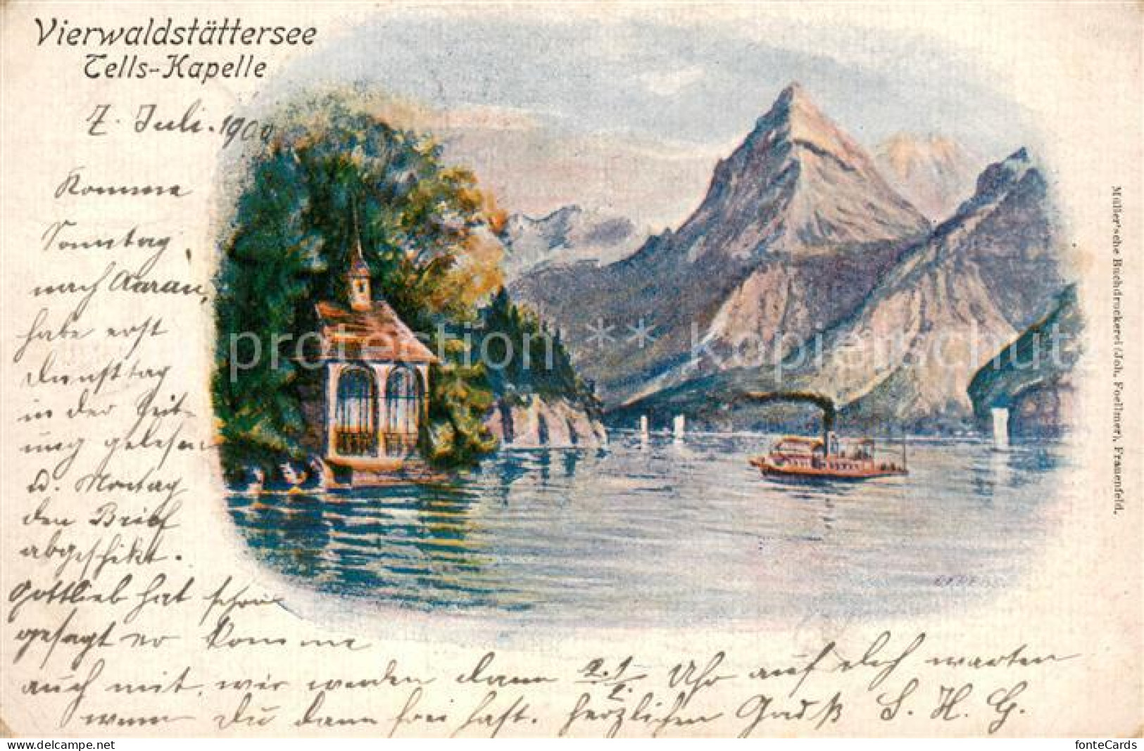 13738319 Vierwaldstaettersee Vierwaldstaedtersee SZ Tells Kapelle  - Autres & Non Classés