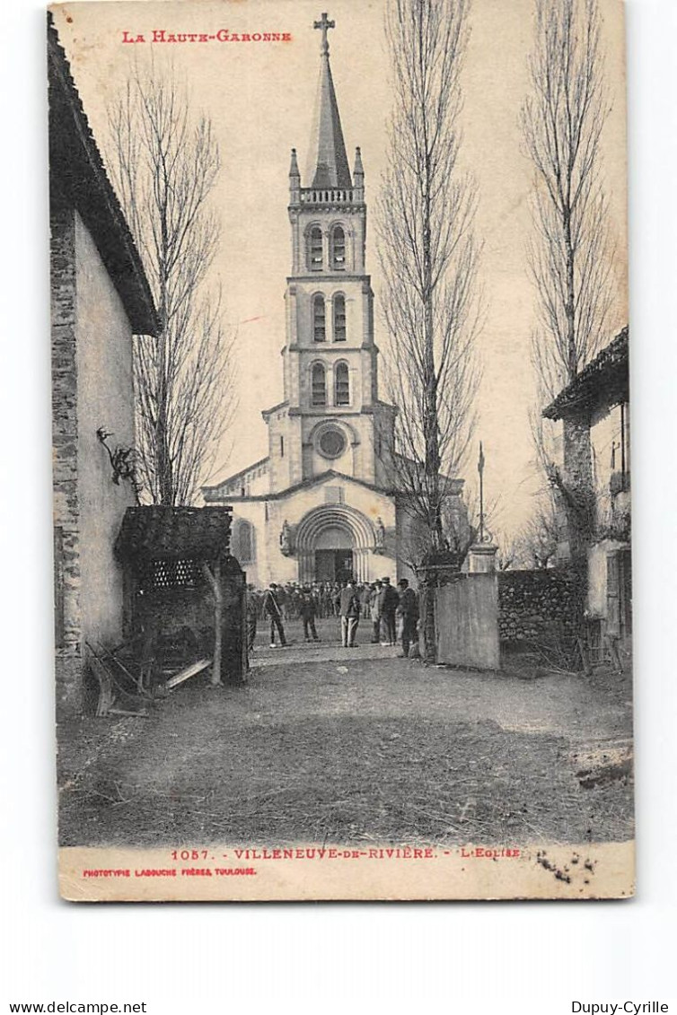 VILLENEUVE DE RIVIERE - L'Eglise - Très Bon état - Sonstige & Ohne Zuordnung