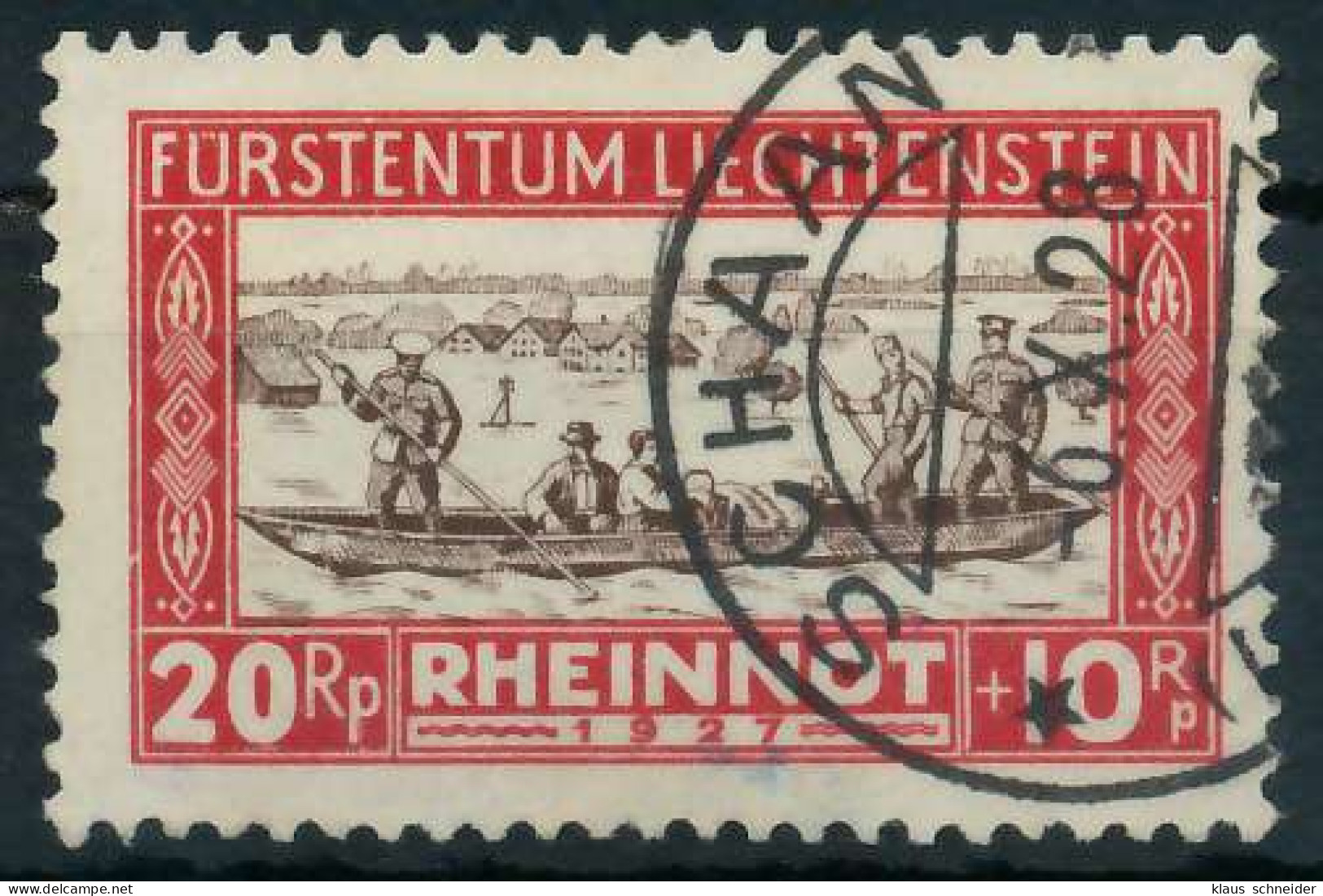 LIECHTENSTEIN 1928 Nr 80 Gestempelt X1E8DCA - Used Stamps