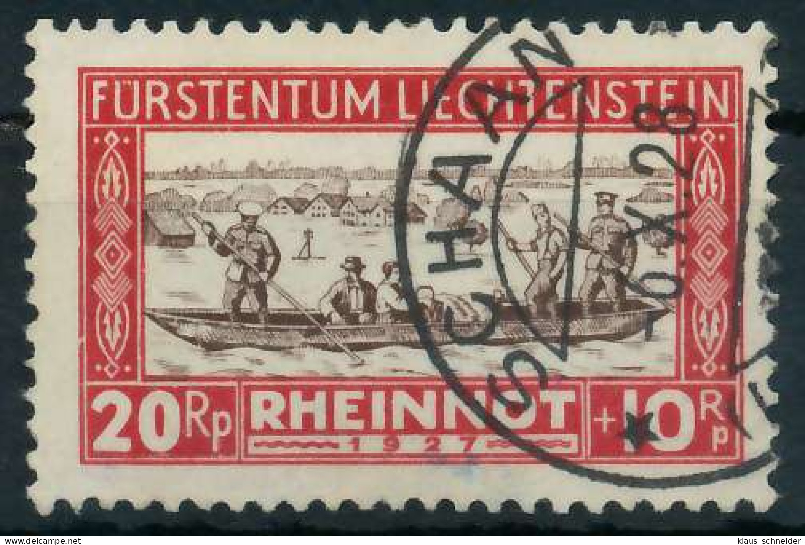 LIECHTENSTEIN 1928 Nr 80 Gestempelt X1E8DCA - Gebraucht