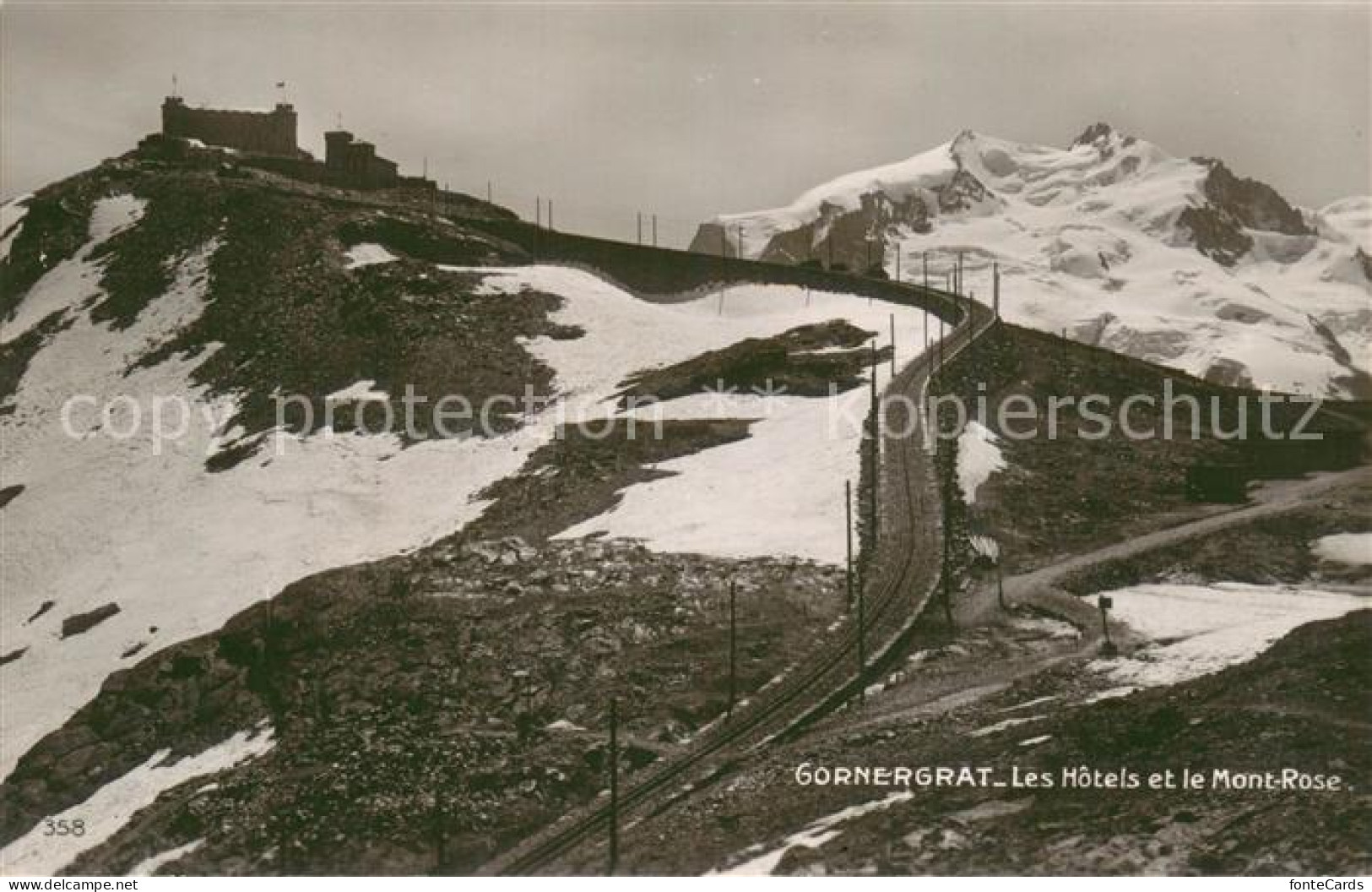13738119 Gornergrat Zermatt VS Les Hotels Et Le Mont Rose  - Sonstige & Ohne Zuordnung