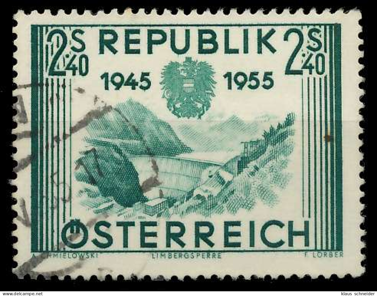 ÖSTERREICH 1955 Nr 1016 Gestempelt X1F55E2 - Used Stamps