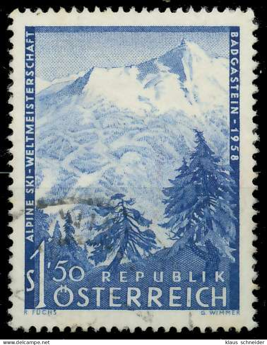 ÖSTERREICH 1958 Nr 1040 Gestempelt X1F56A2 - Used Stamps
