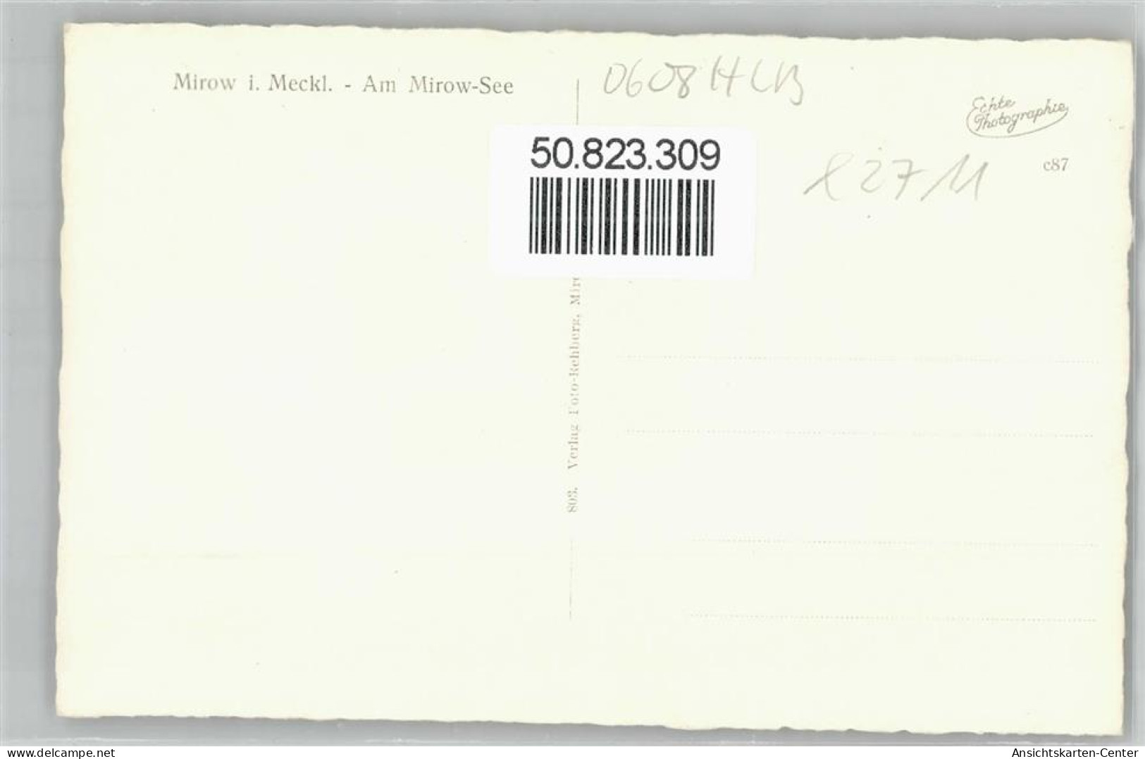 50823309 - Mirow , Meckl - Other & Unclassified