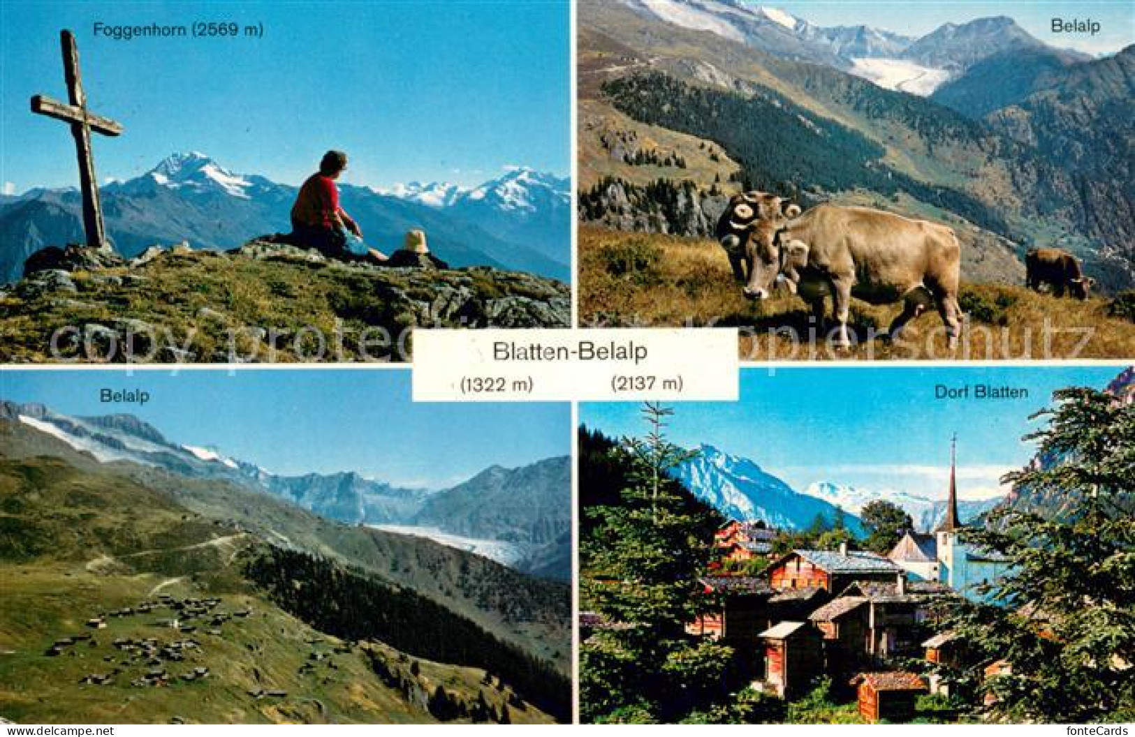 13737817 Blatten  VS Foggenhorn Belalp Dorf Blatten  - Other & Unclassified