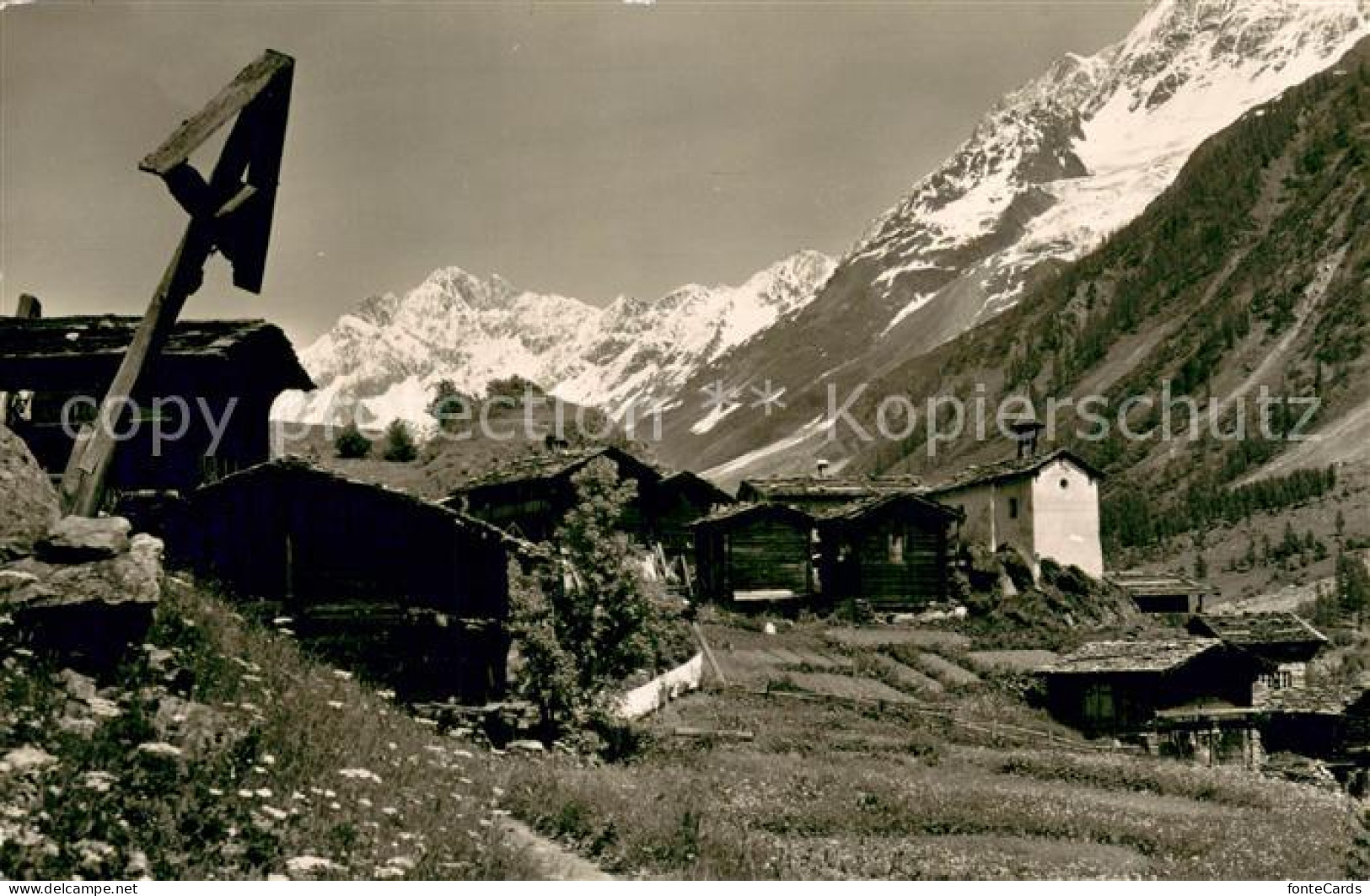 13737807 Eisten Im Loetschental Mit Schienhorn  Eisten - Sonstige & Ohne Zuordnung