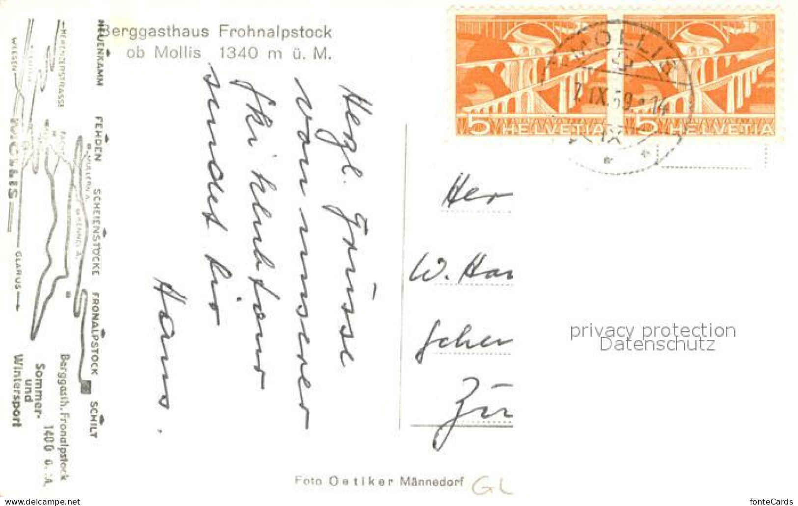 13737277 Mollis GL Berggasthaus Frohnalpstock  - Other & Unclassified