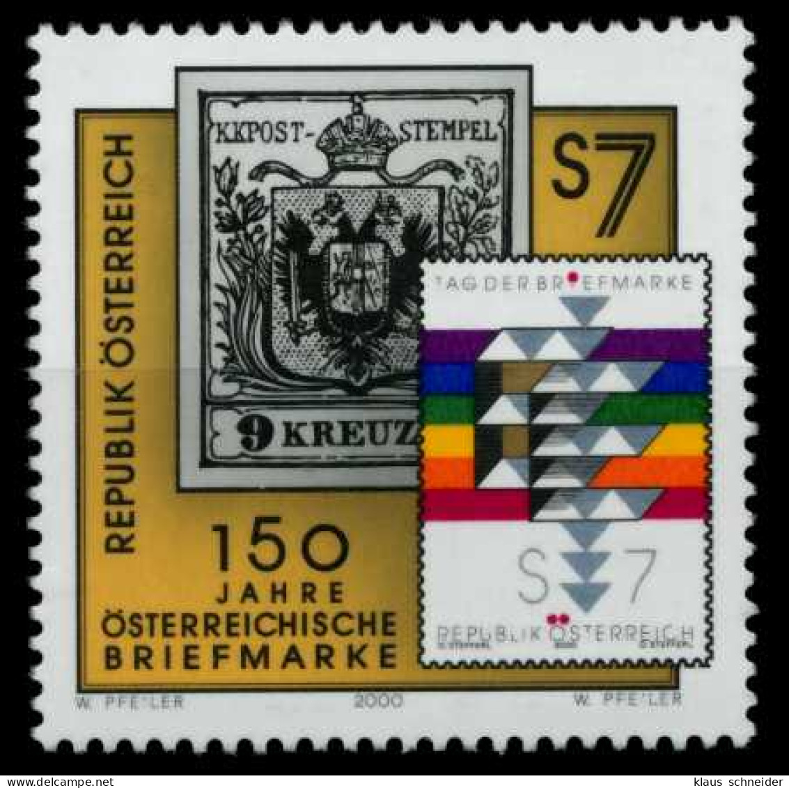 ÖSTERREICH 2000 Nr 2316 Postfrisch SD196F6 - Unused Stamps