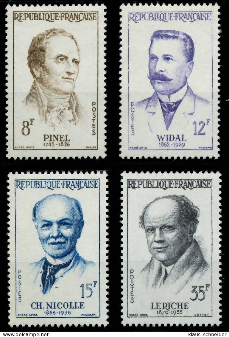 FRANKREICH 1958 Nr 1178-1181 Postfrisch SF50B62 - Unused Stamps