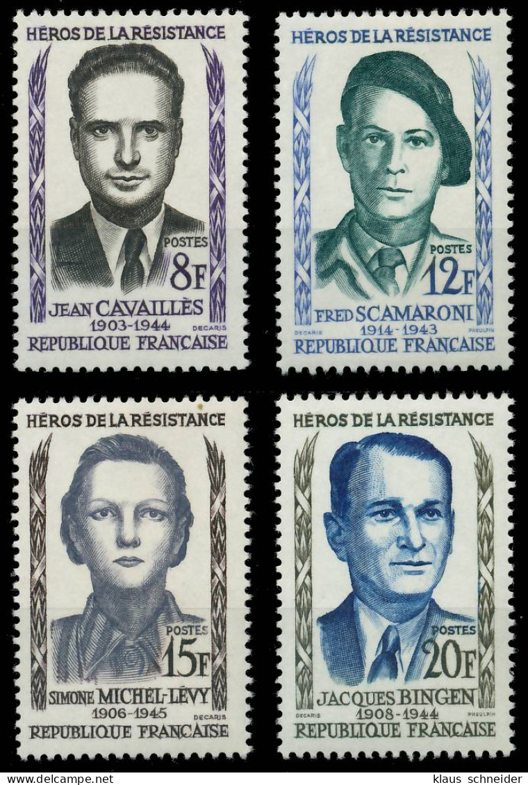 FRANKREICH 1958 Nr 1193-1196 Postfrisch X3EC182 - Nuovi