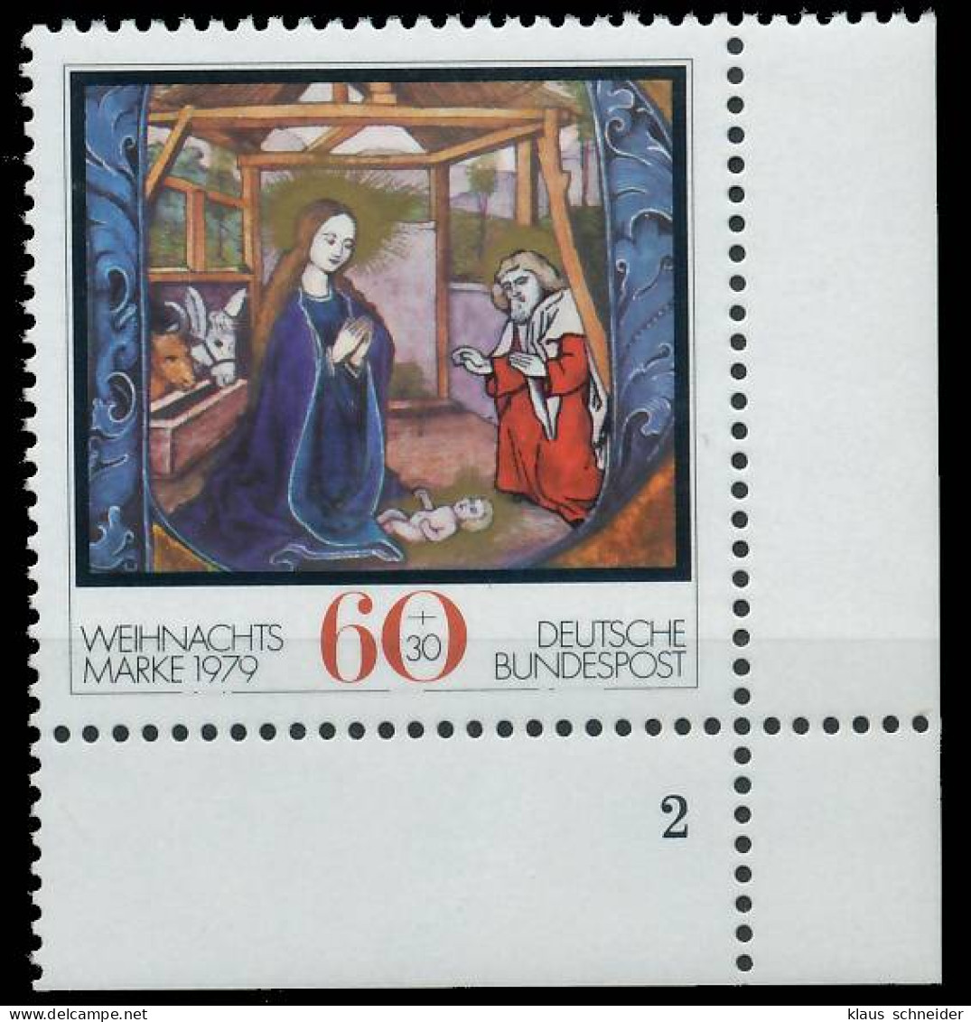 BRD BUND 1979 Nr 1032 Postfrisch FORMNUMMER 2 X3EECDA - Unused Stamps