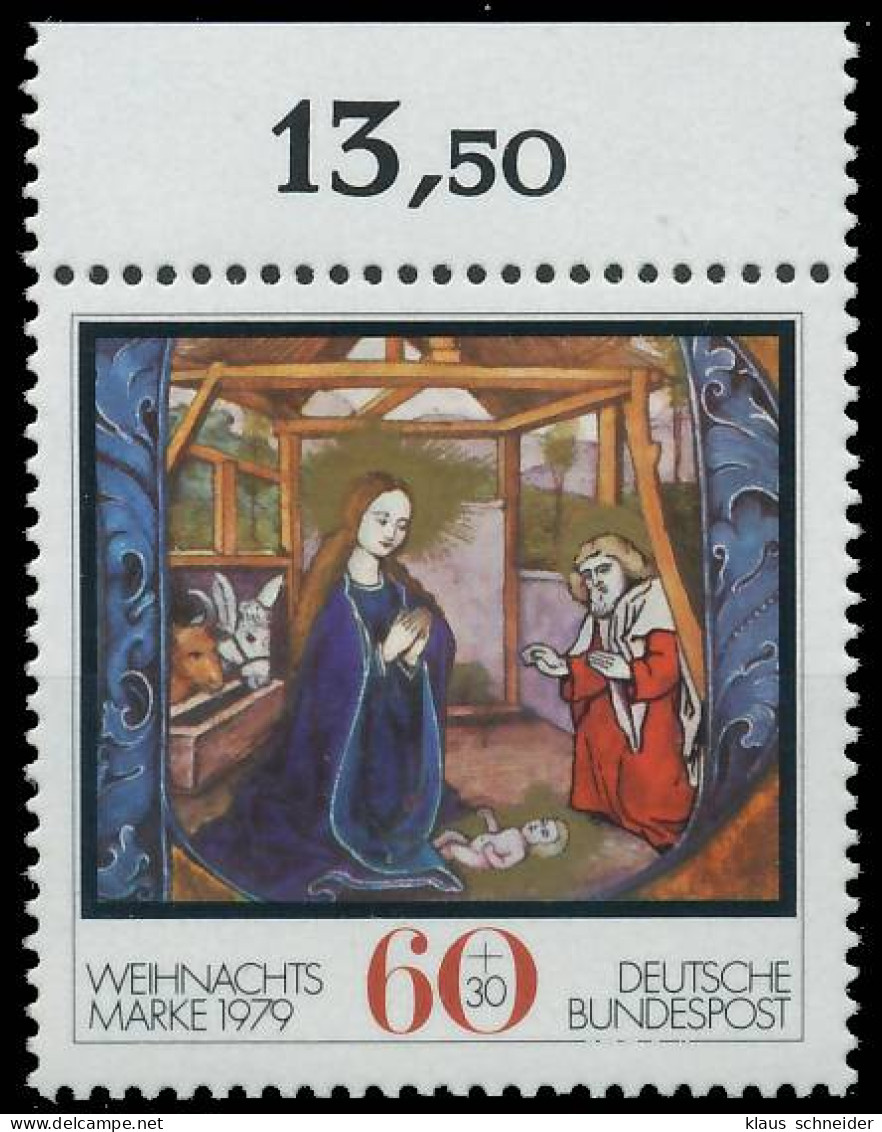 BRD BUND 1979 Nr 1032 Postfrisch ORA SF538CA - Nuovi