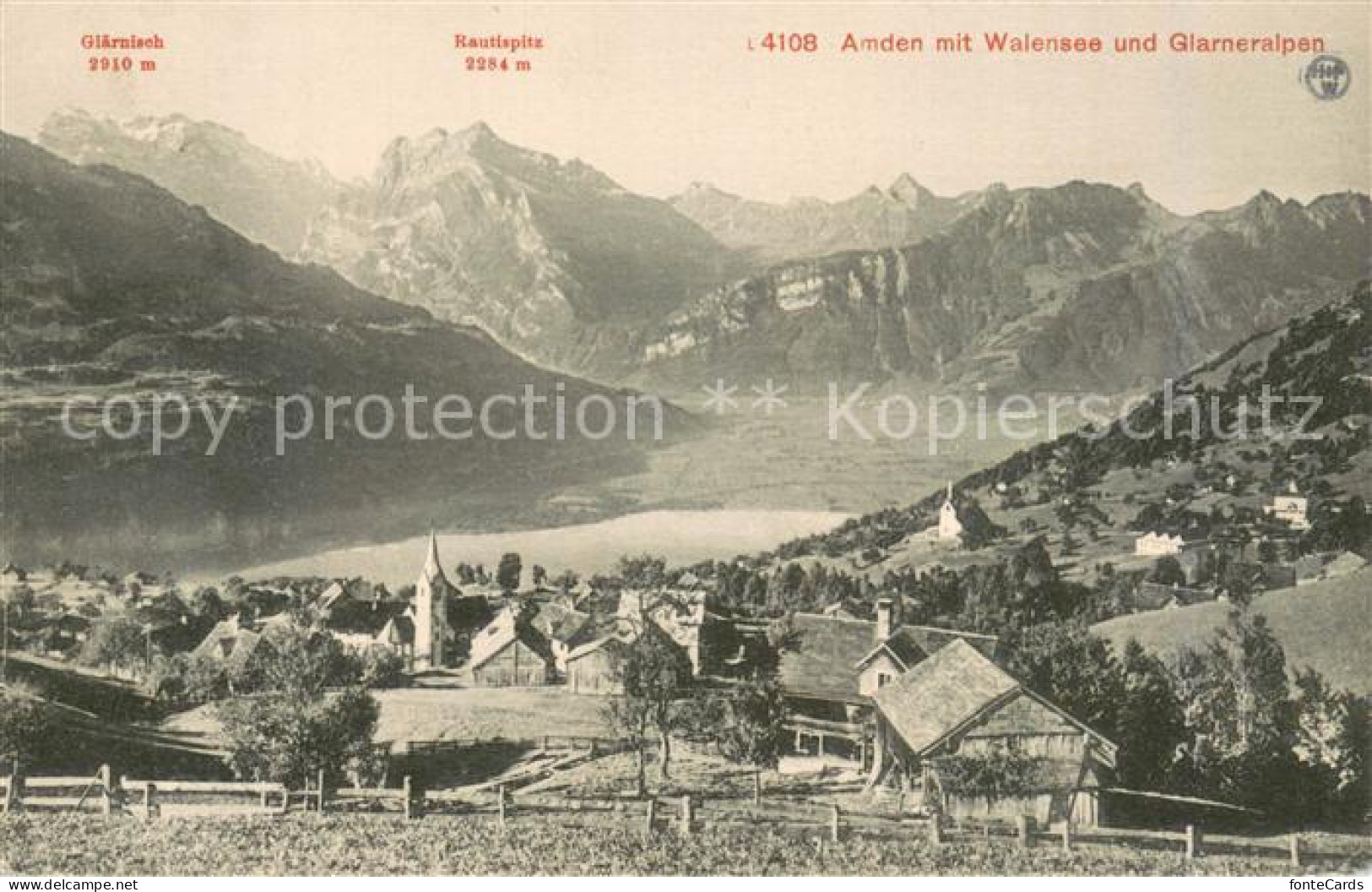 13735939 Amden SG Mit Walensee Und Glarneralpen Amden SG - Other & Unclassified