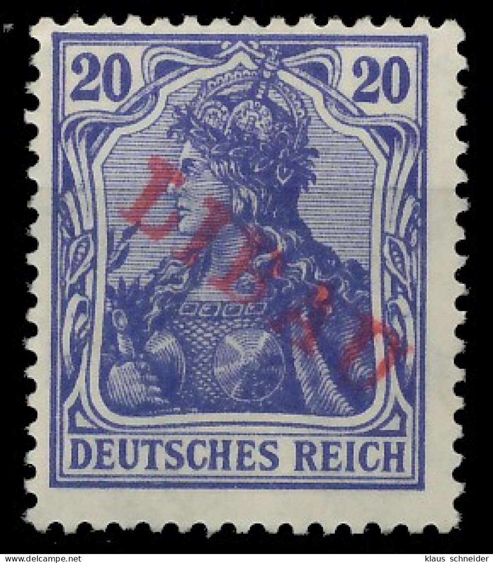 BES. 1WK LIBAU Nr 4Bbb Ungebraucht Gepr. X411192 - Bezetting 1914-18