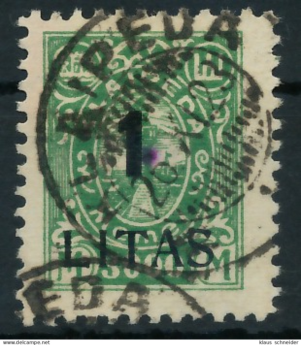 MEMEL 1923 Nr 205 Gestempelt Gepr. X41654E - Memelgebiet 1923