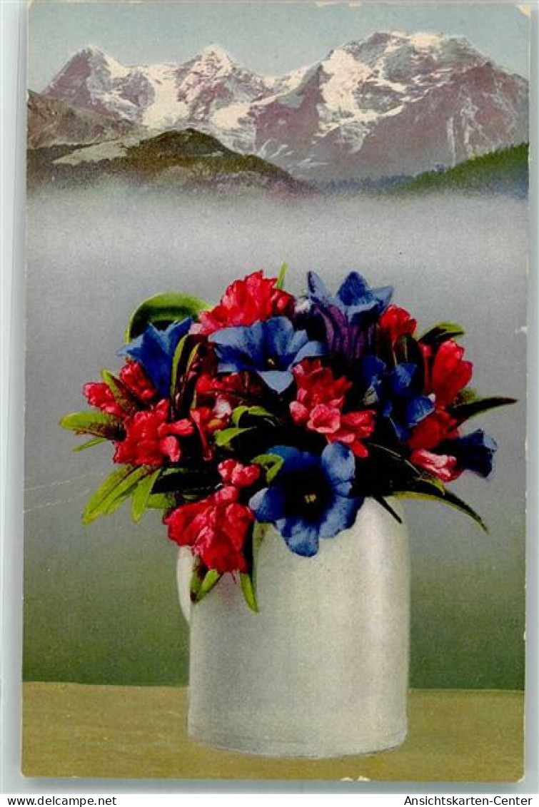 39623109 - Enzian In Vase Berge NLC Serie 228 - Altri & Non Classificati