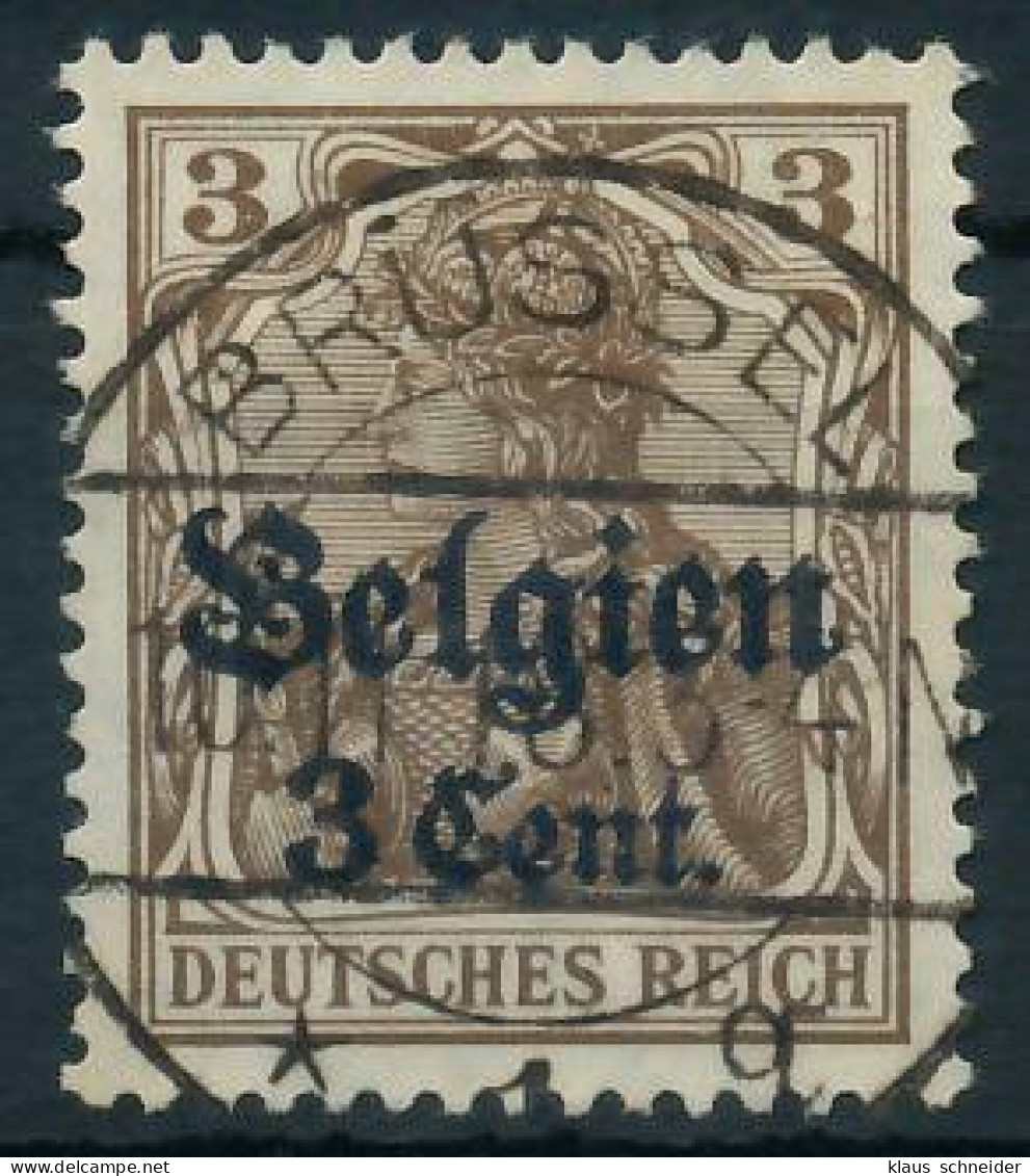 BES. 1WK LANDESPOST BELGIEN Nr 11aI Gestempelt Gepr. X4431BE - Bezetting 1914-18