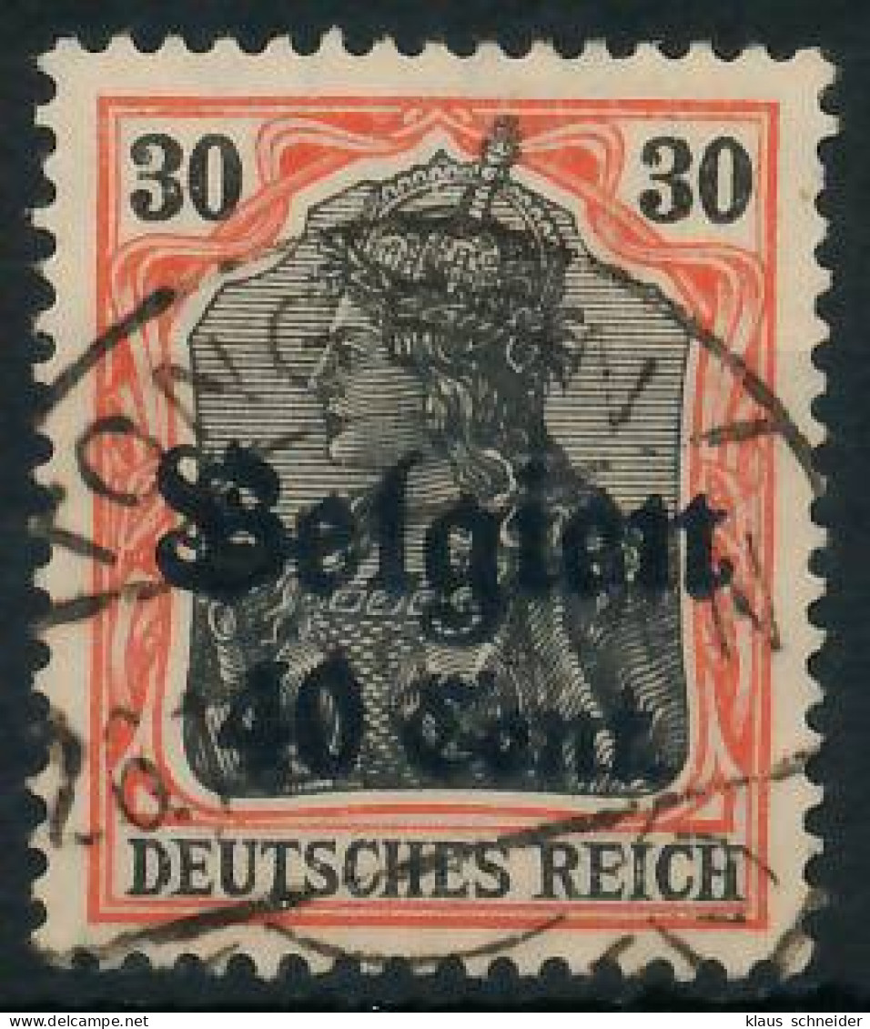 BES. 1WK LANDESPOST BELGIEN Nr 19 Zentrisch Gestempelt X44330E - Bezetting 1914-18