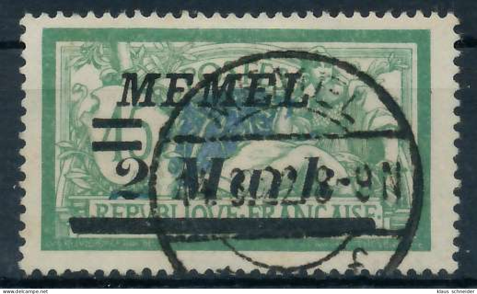 MEMEL 1922 Nr 88 Zentrisch Gestempelt X452D9A - Memelland 1923