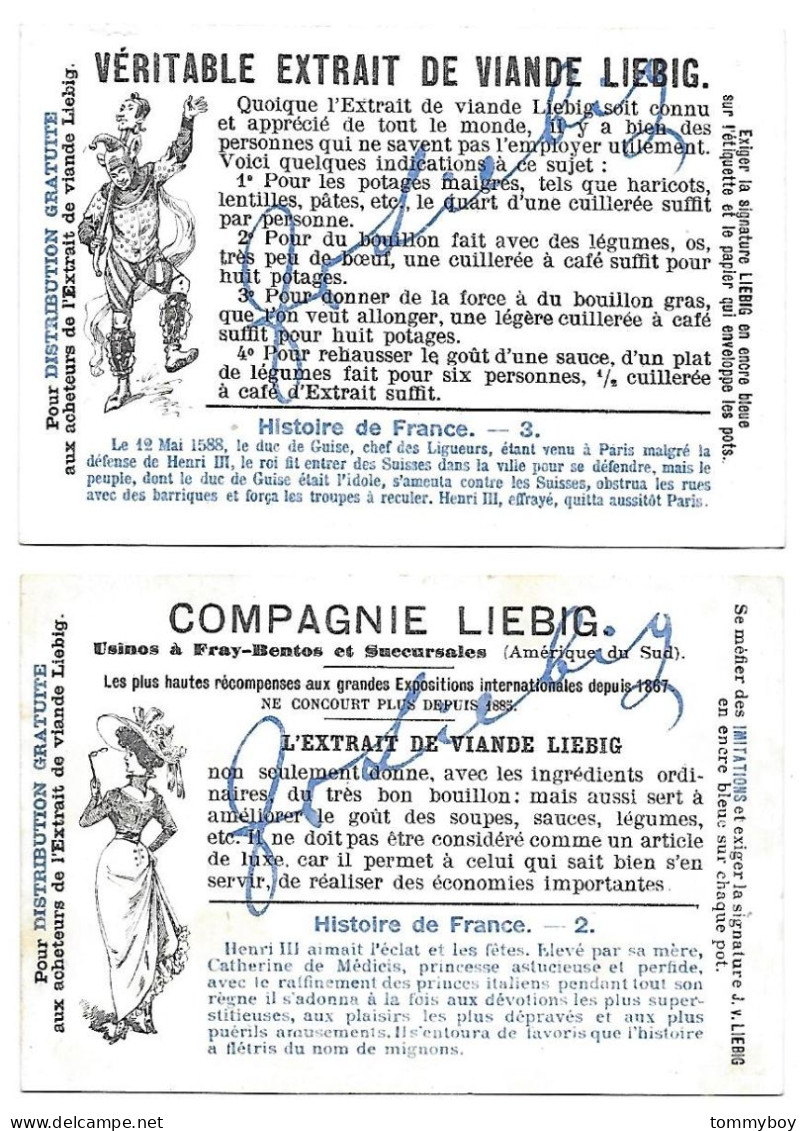 S 714, Liebig 6 Cards, Histoire De France (ref B18) - Liebig