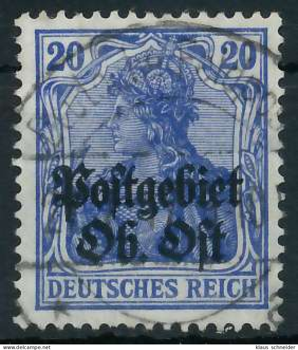 BES. 1WK PG OBER OST Nr 8a Gestempelt X462EB2 - Ocupación 1914 – 18