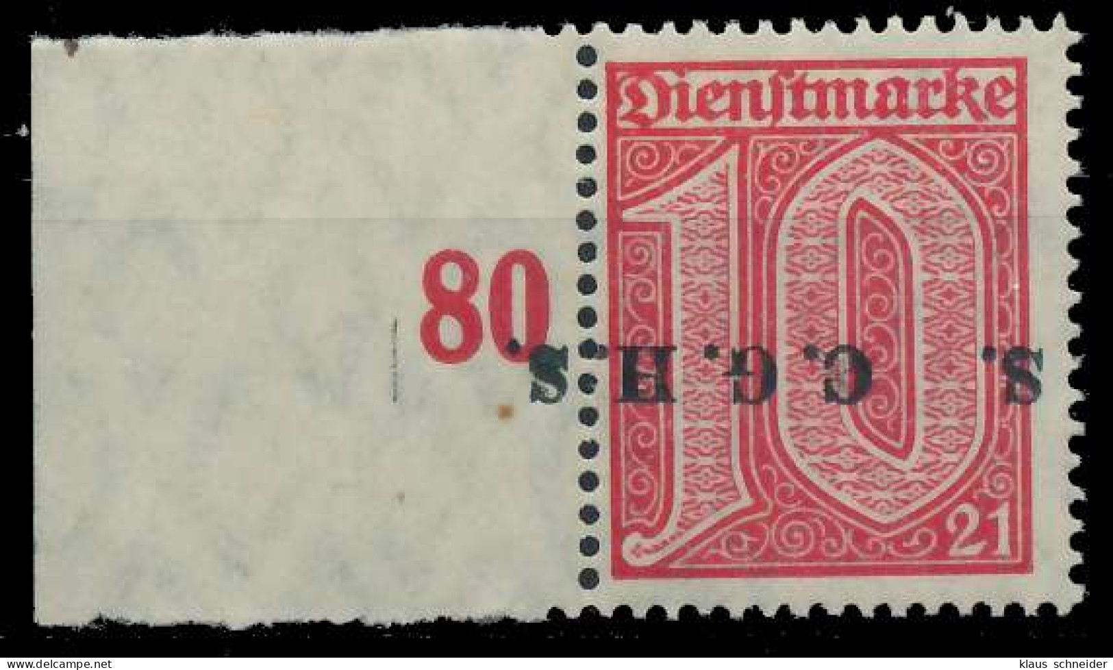 OBERSCHLESIEN DIENST Nr 2IV Postfrisch X4B93A2 - Altri & Non Classificati