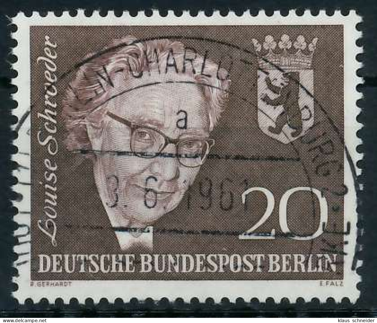 BERLIN 1961 Nr 198 ESST Zentrisch Gestempelt X64239A - Used Stamps