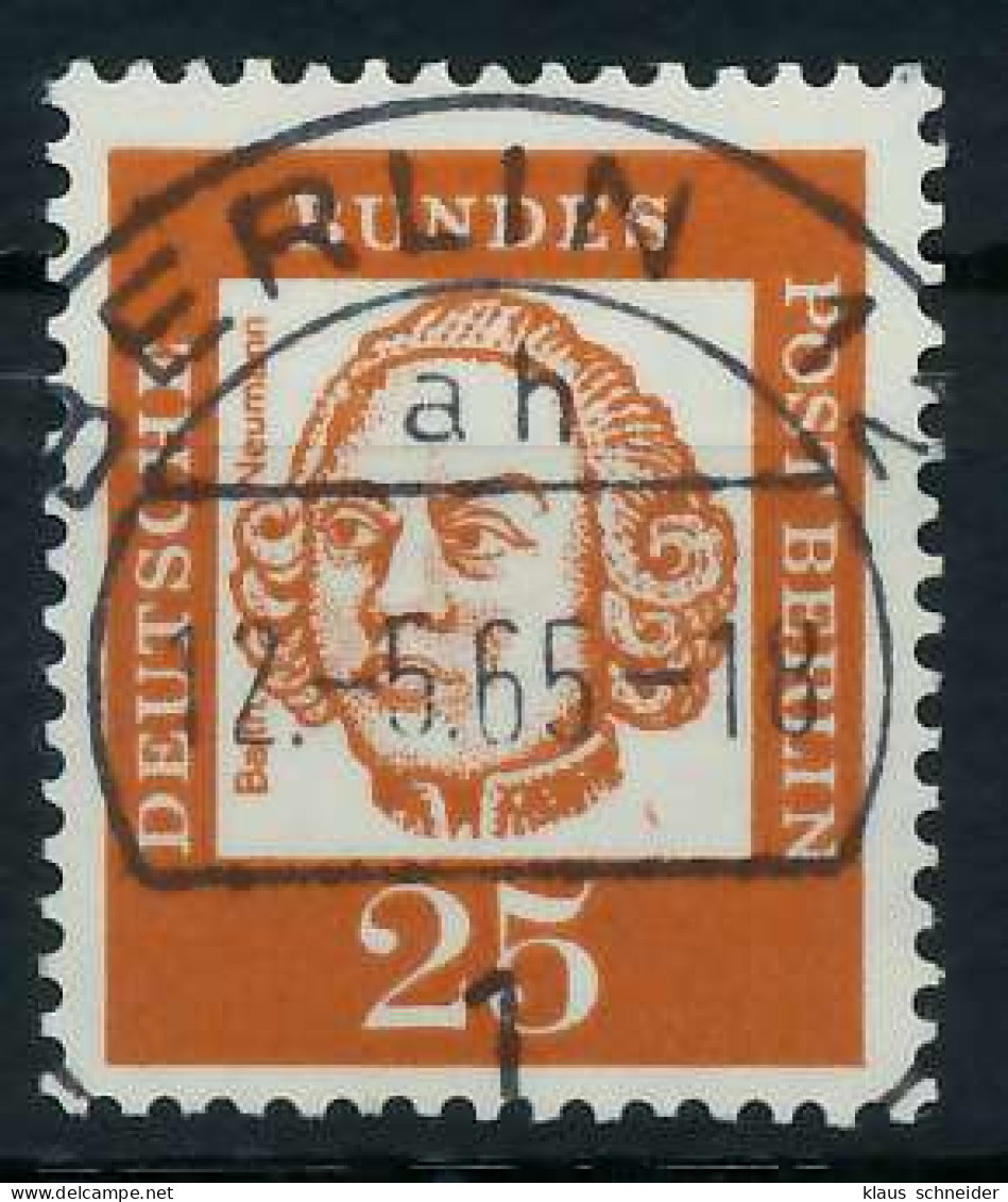 BERLIN DS BED. DEUTSCHE Nr 205 Zentrisch Gestempelt X6423D6 - Used Stamps