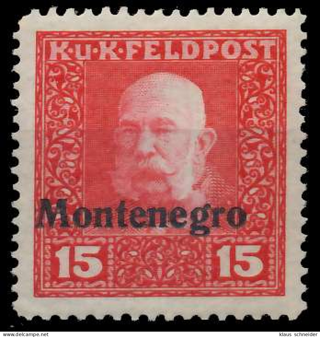 ÖSTERREICH FELDPOST MONTENEGRO Nr II Ungebraucht X73AF22 - Autres & Non Classés